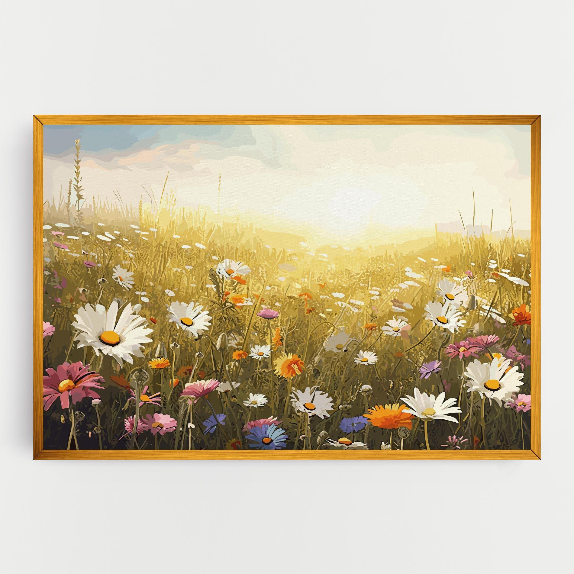 Tablou Canvas Spring Field Art mockup 0