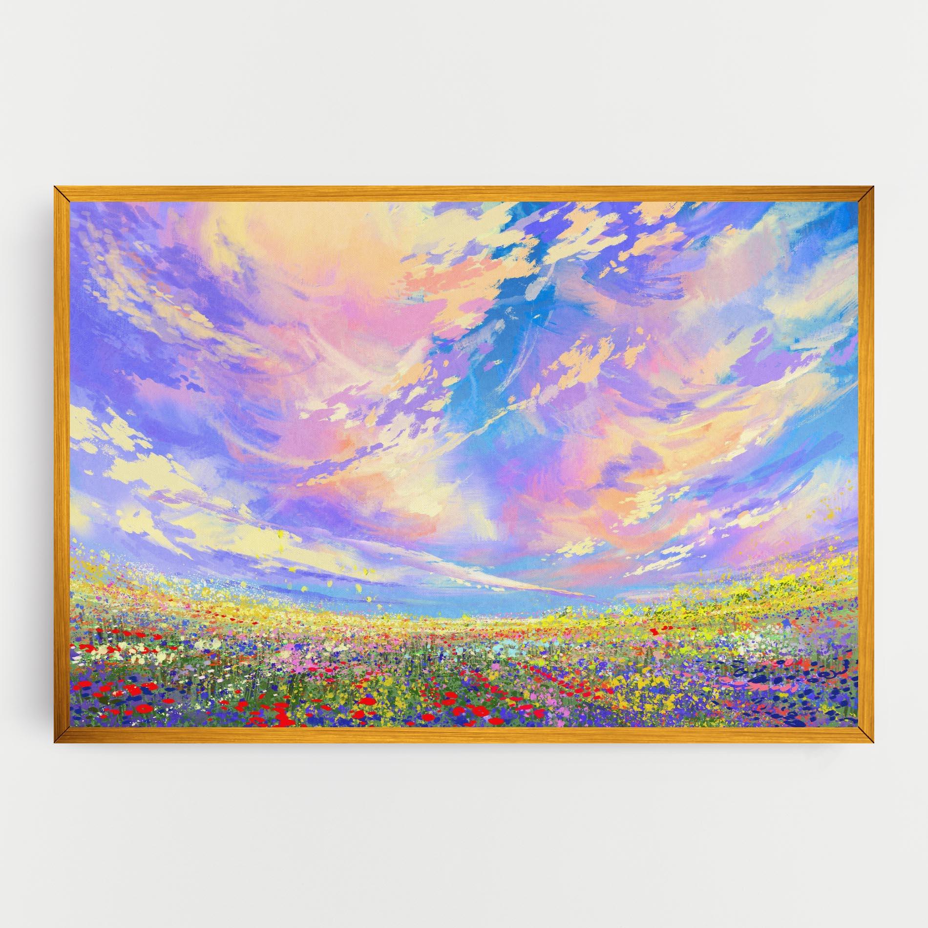 Tablou Canvas Spring Field mockup 0