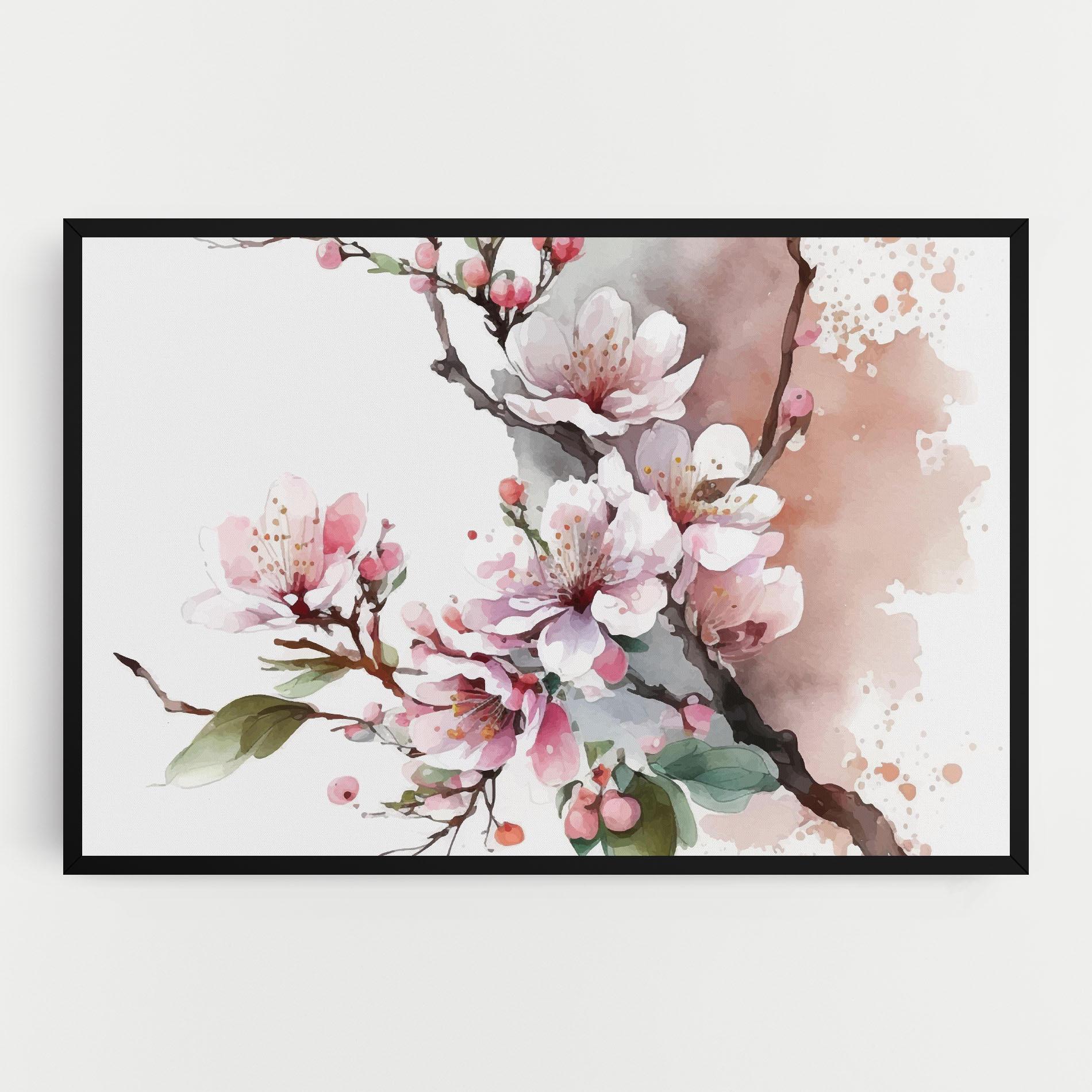 Tablou Canvas Cherry Spring Flower mockup 0