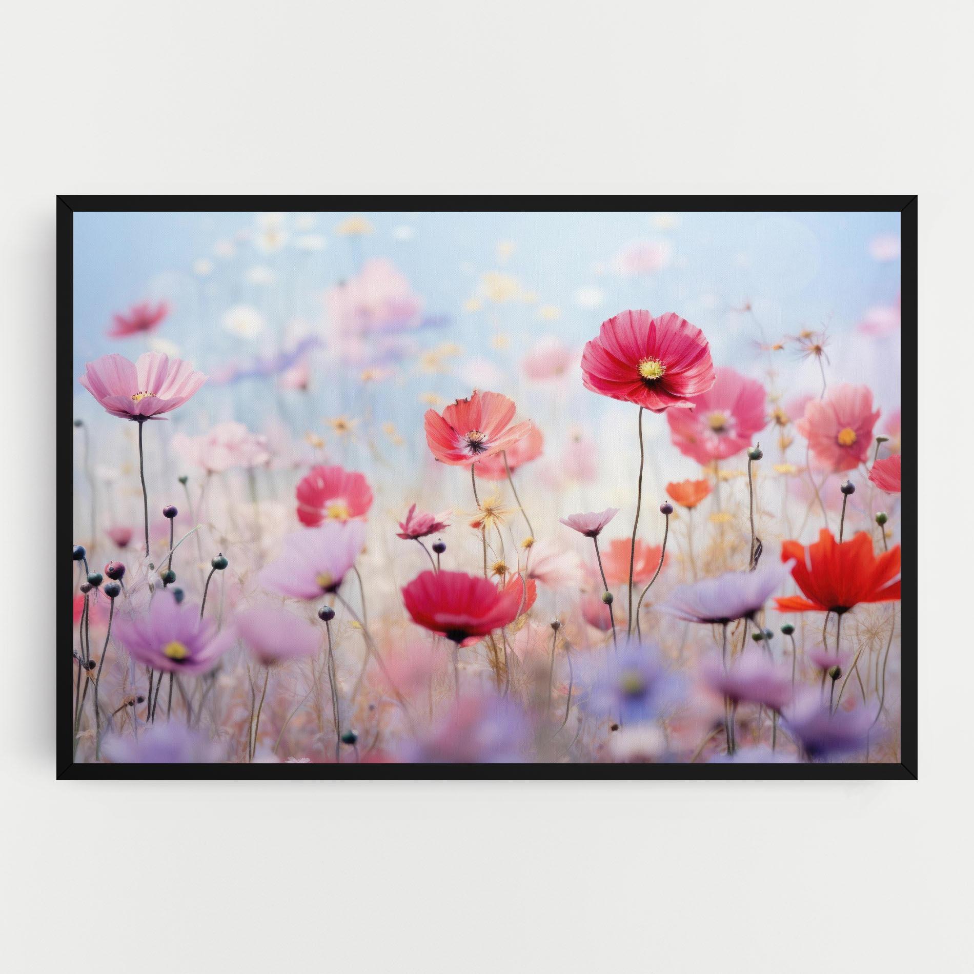 Tablou Canvas Dreamy Sprig Pink Flower mockup 0