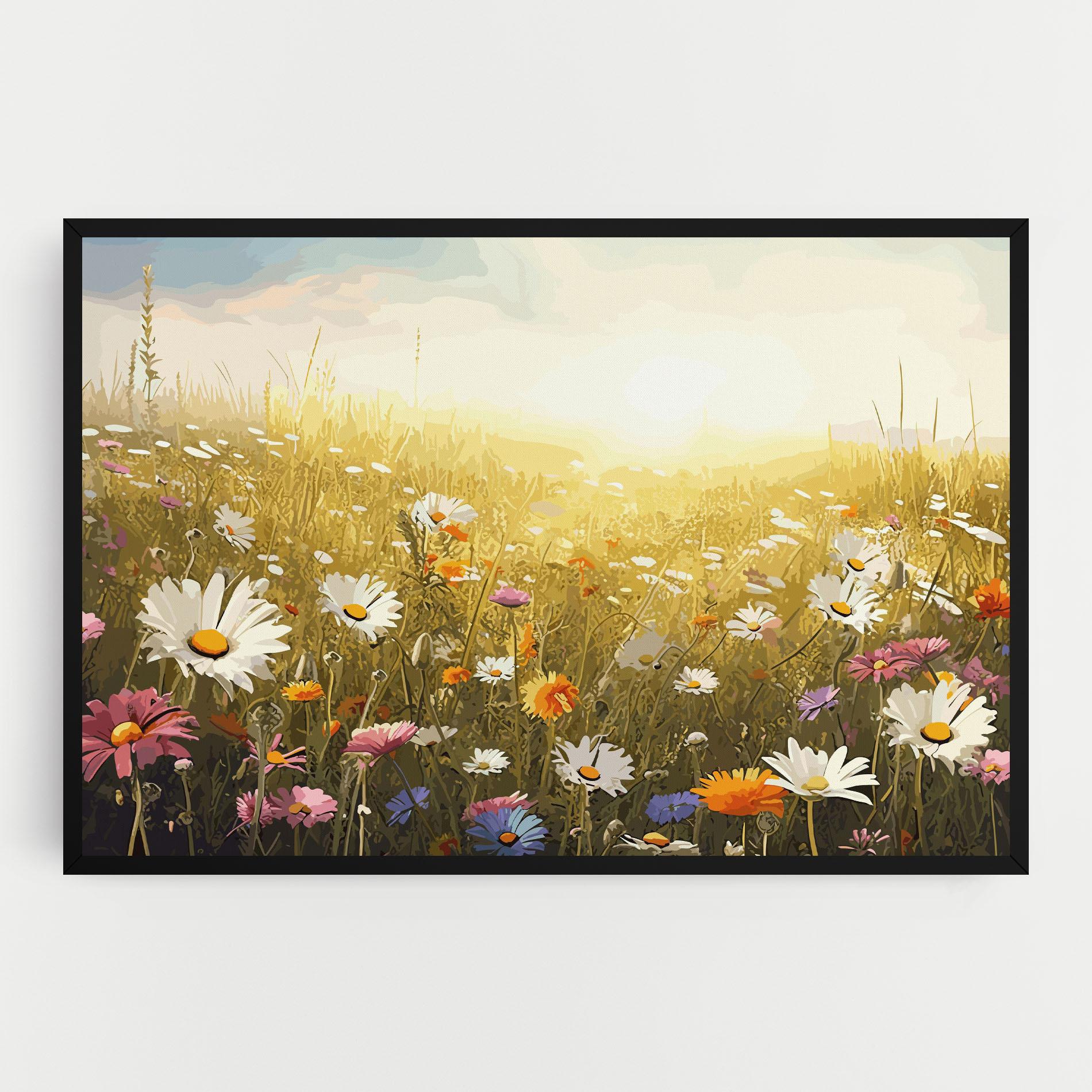 Tablou Canvas Spring Field Art mockup 0