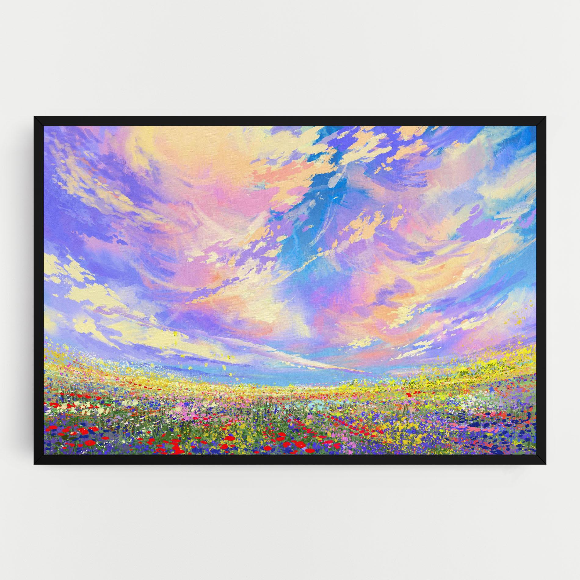 Tablou Canvas Spring Field mockup 0