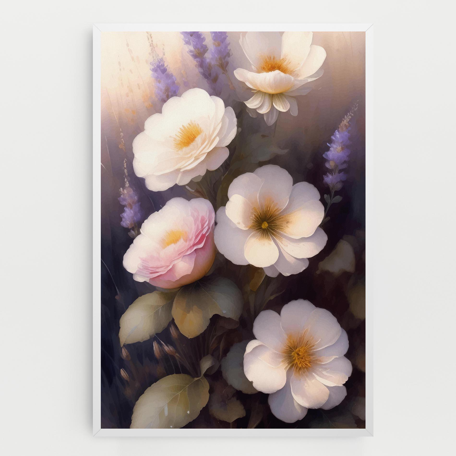 Tablou Canvas Cream Flower Spring mockup 0