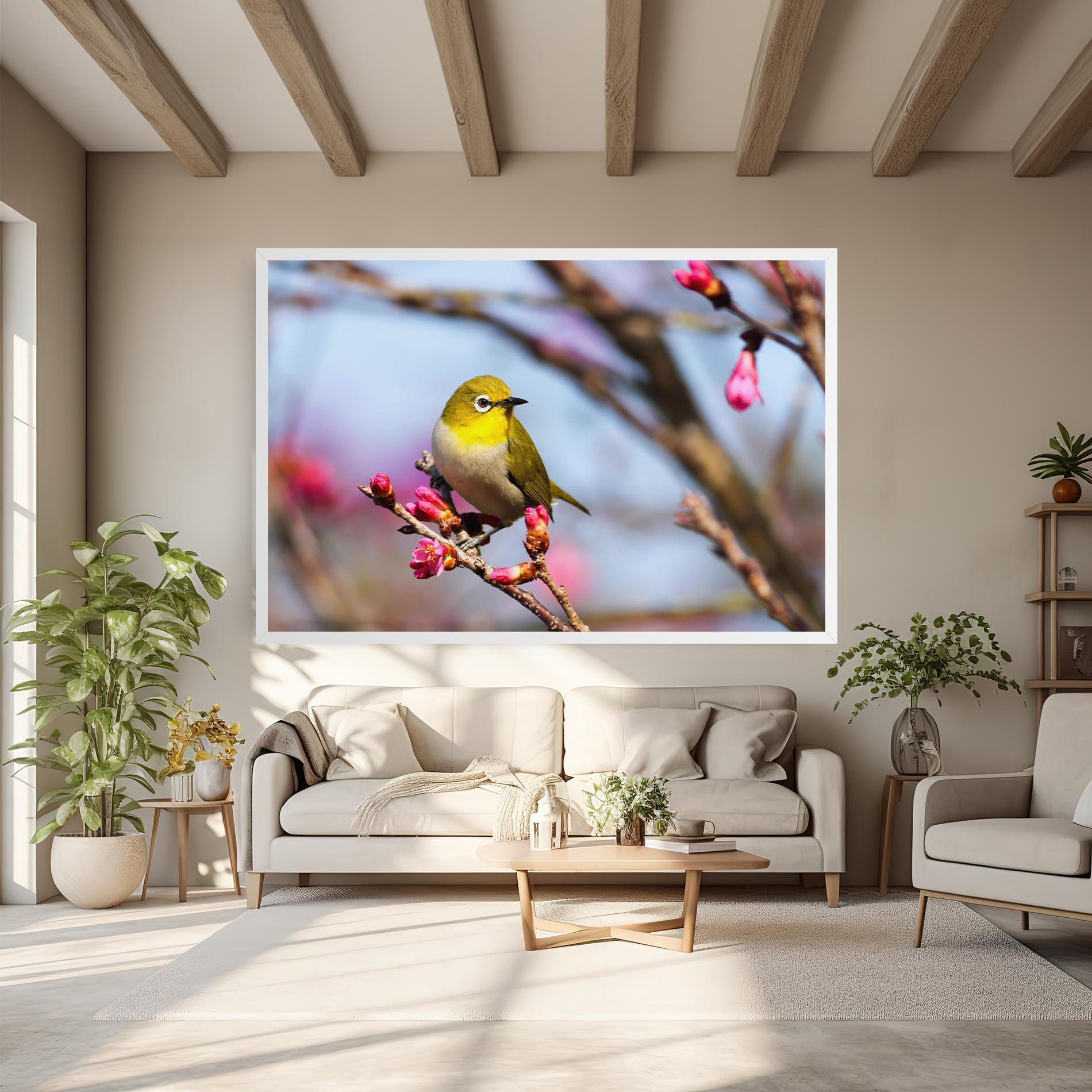 Tablou Canvas Cute Pink Flower Buds mockup 6