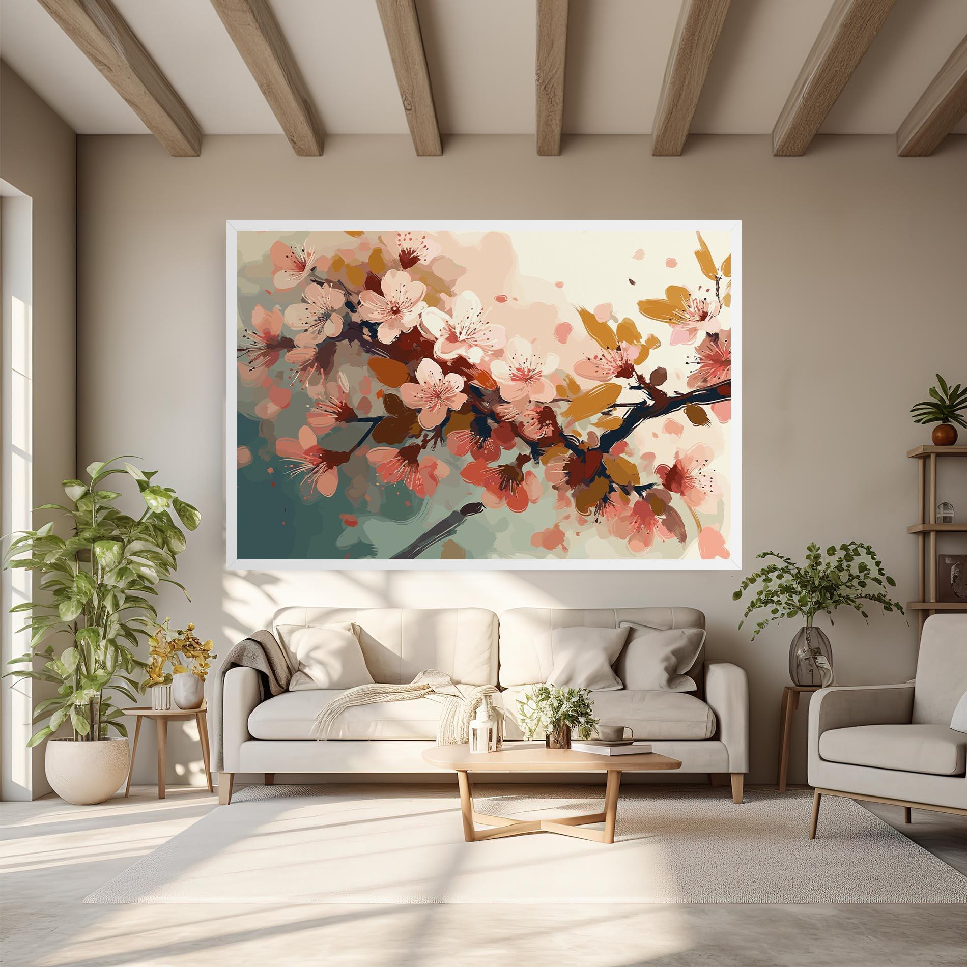 Tablou Canvas Cute Spring Flower mockup 6