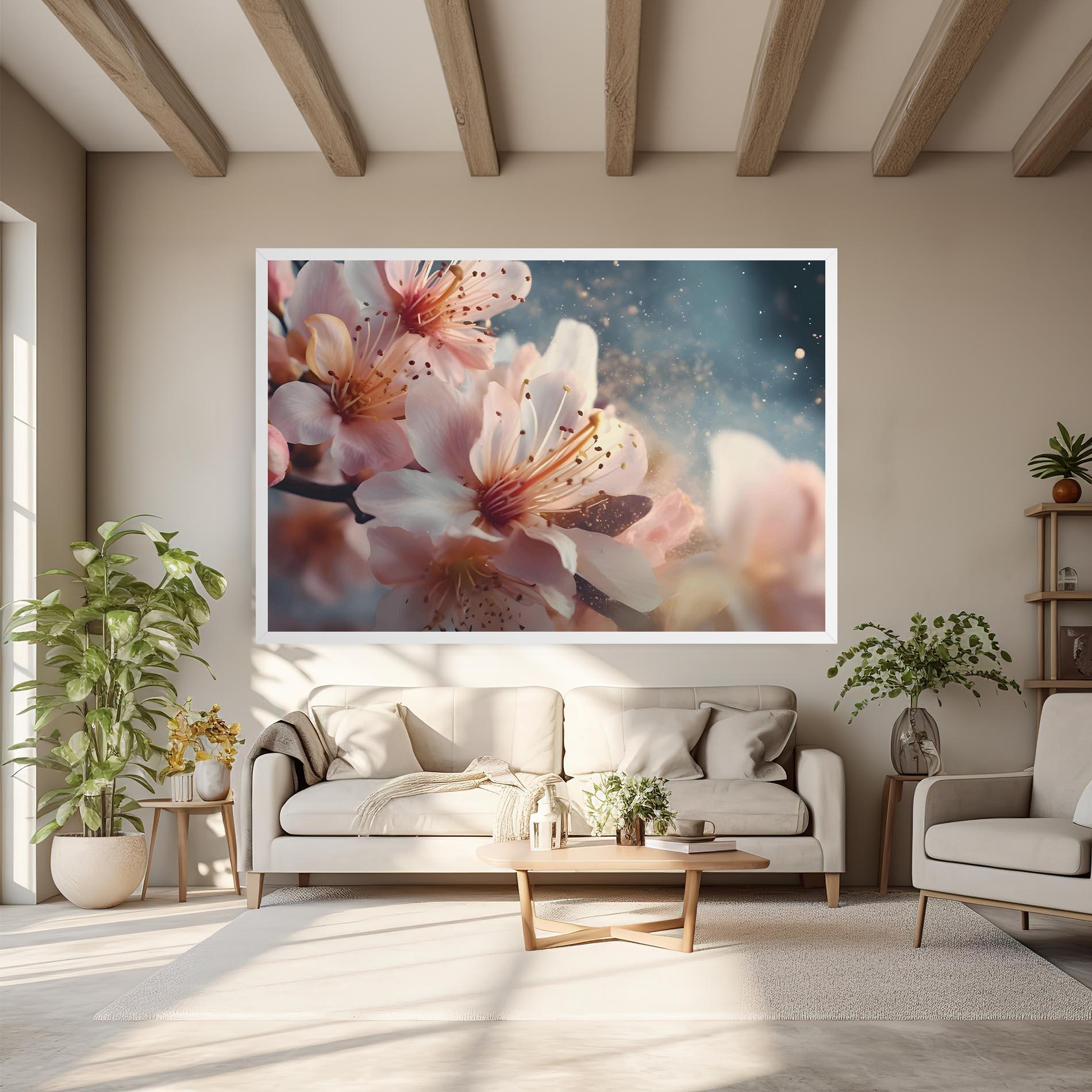 Tablou Canvas Flower Spring Art mockup 6