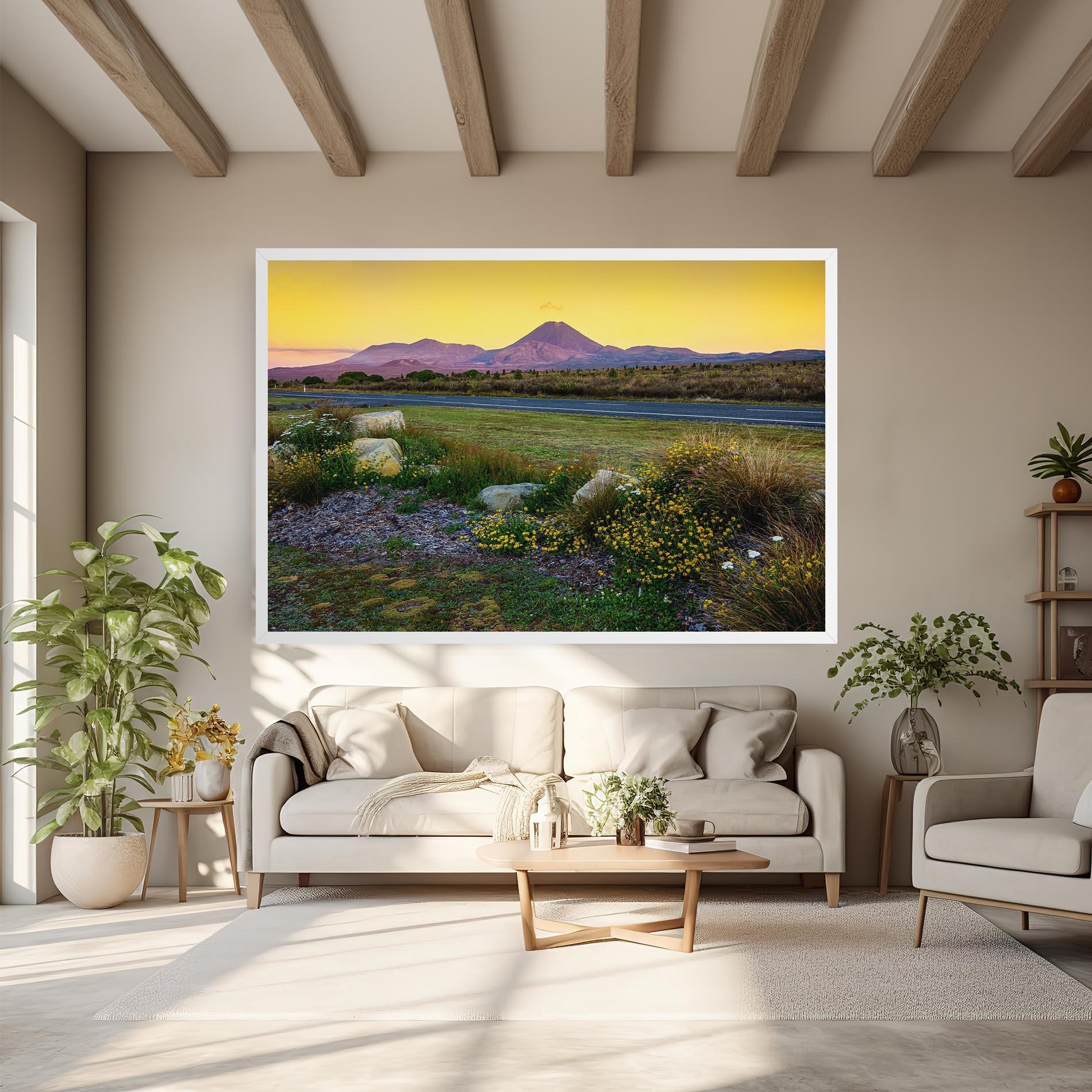 Tablou Canvas Yellow Sky mockup 6