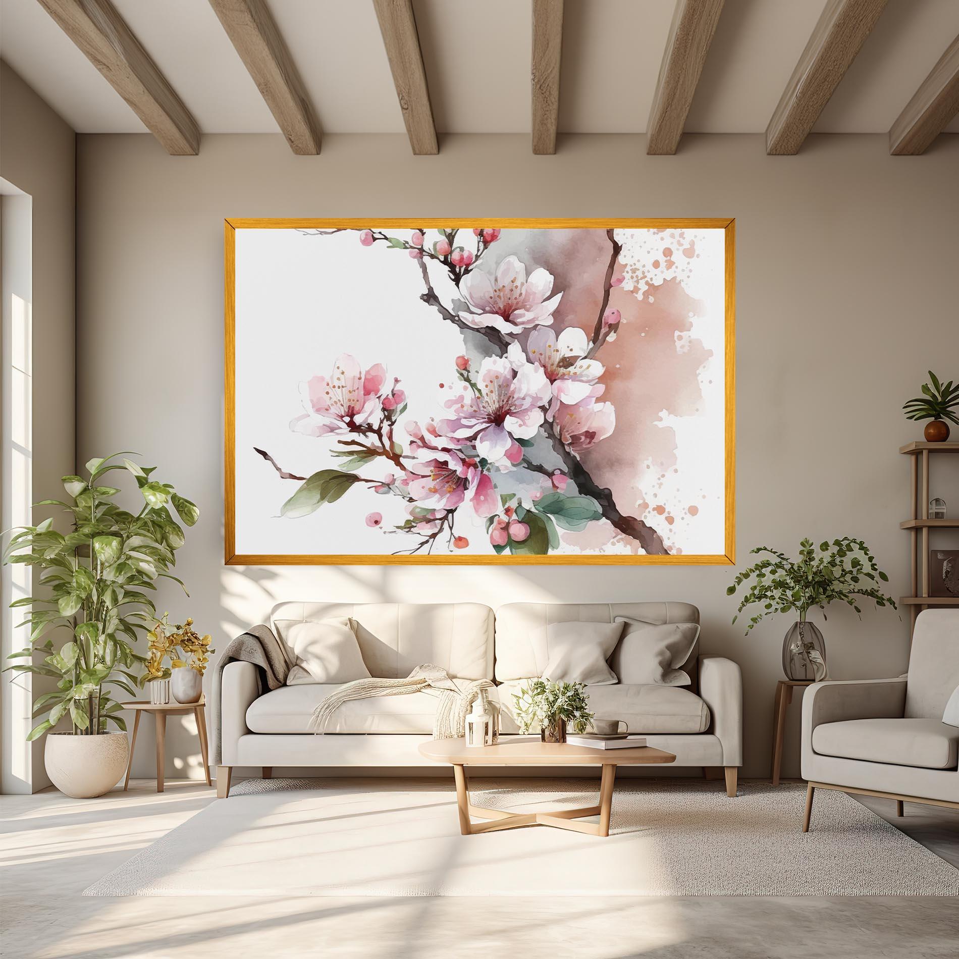 Tablou Canvas Cherry Spring Flower mockup 6