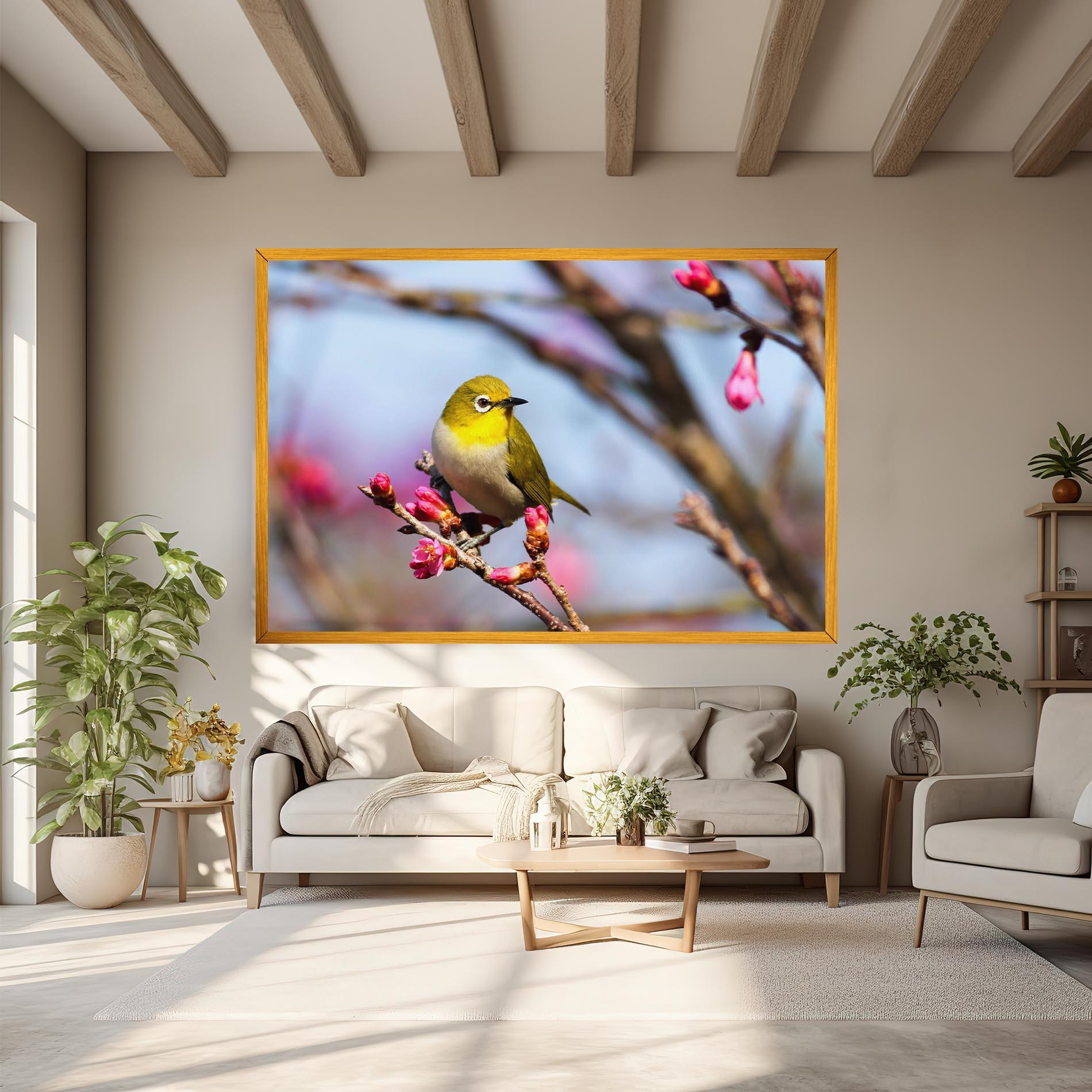 Tablou Canvas Cute Pink Flower Buds mockup 6