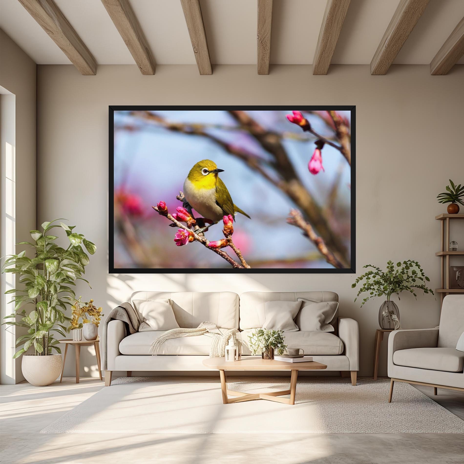 Tablou Canvas Cute Pink Flower Buds mockup 6