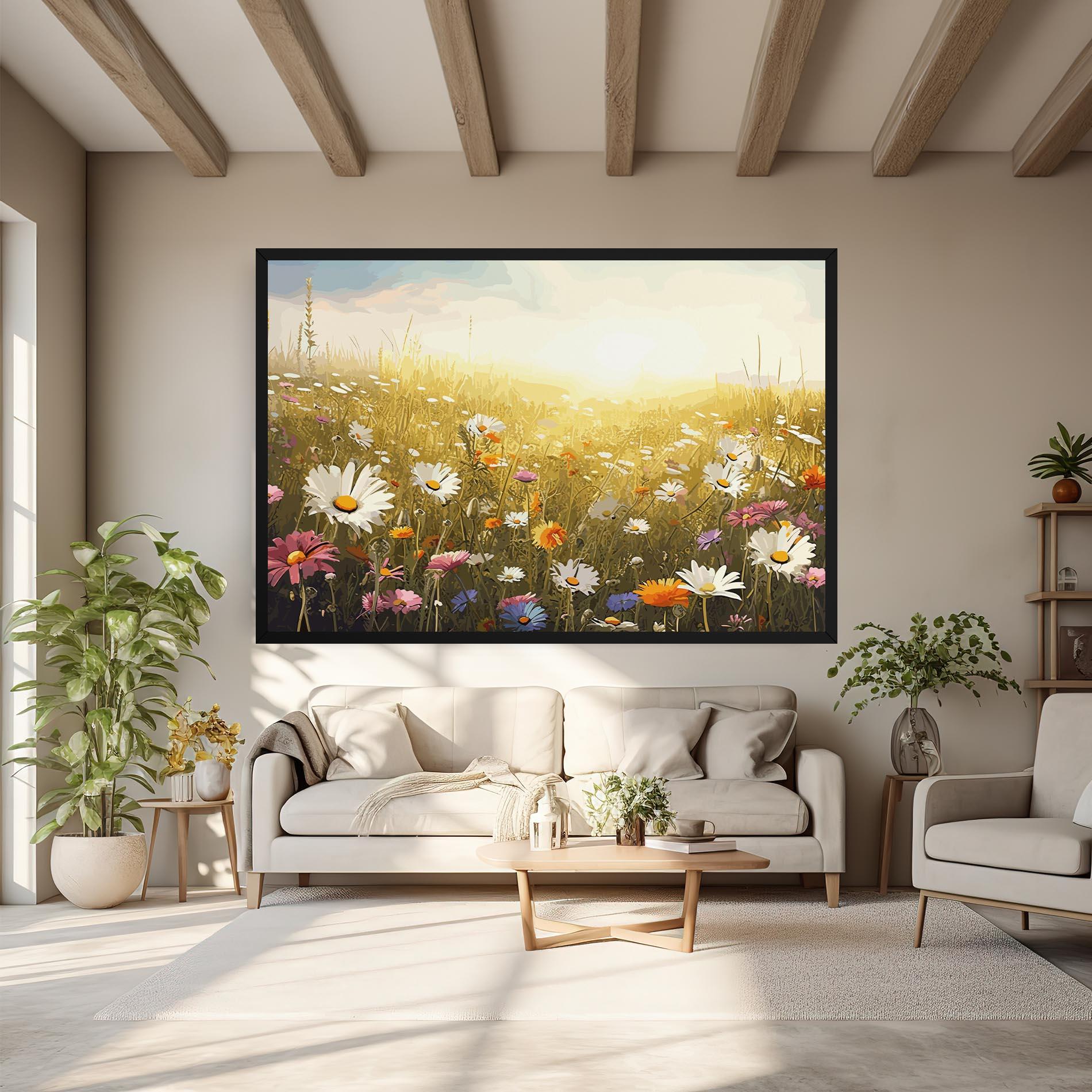 Tablou Canvas Spring Field Art mockup 6