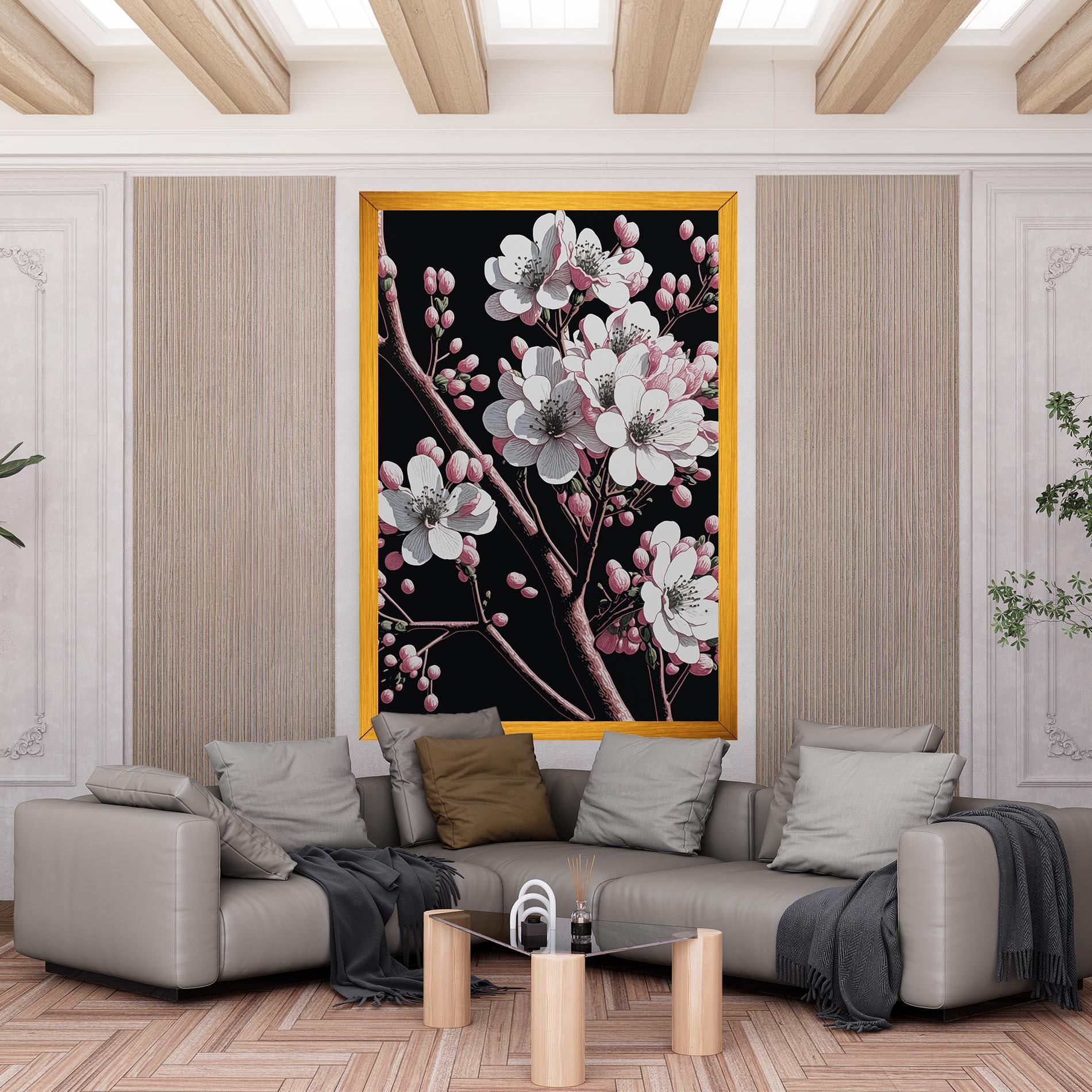 Tablou Canvas Spring Flowers mockup 6