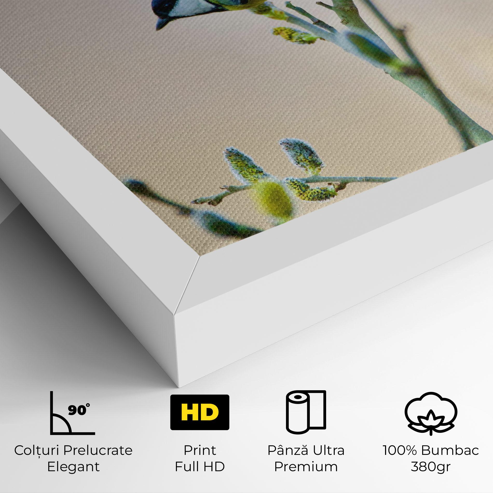Tablou Canvas Beautiful Spring Bird mockup 4