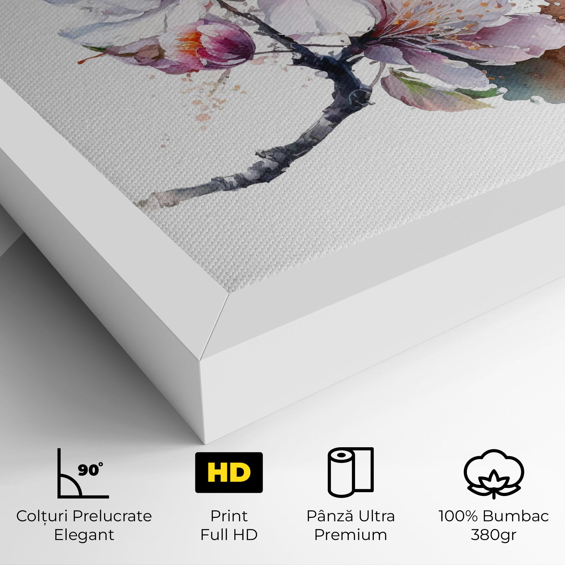 Tablou Canvas Cherry Spring Art mockup 4