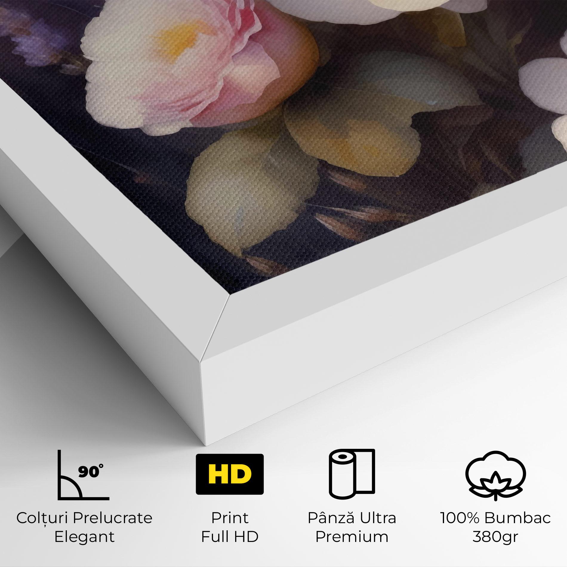 Tablou Canvas Cream Flower Spring mockup 4