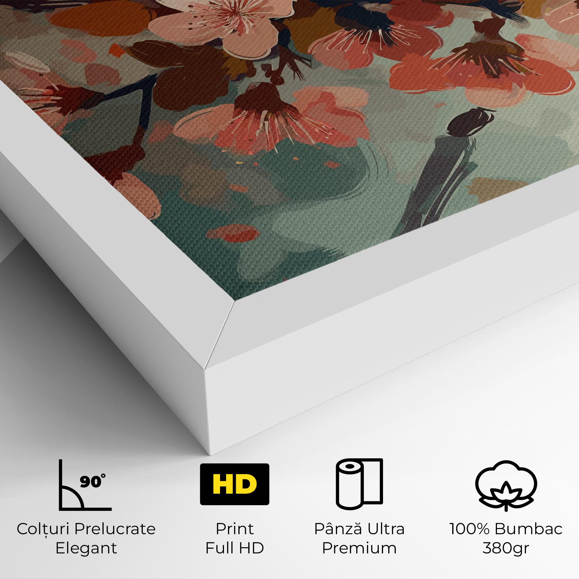 Tablou Canvas Cute Spring Flower mockup 4