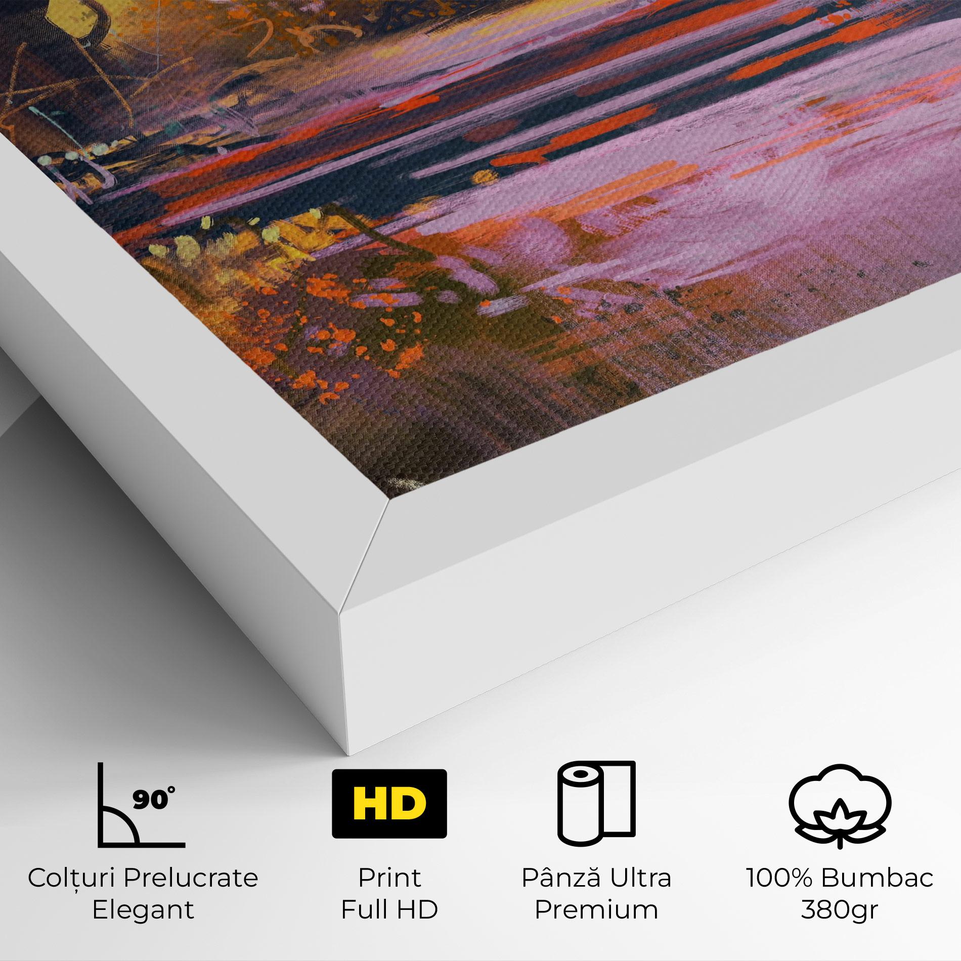 Tablou Canvas Landscape Colorful Trees mockup 4