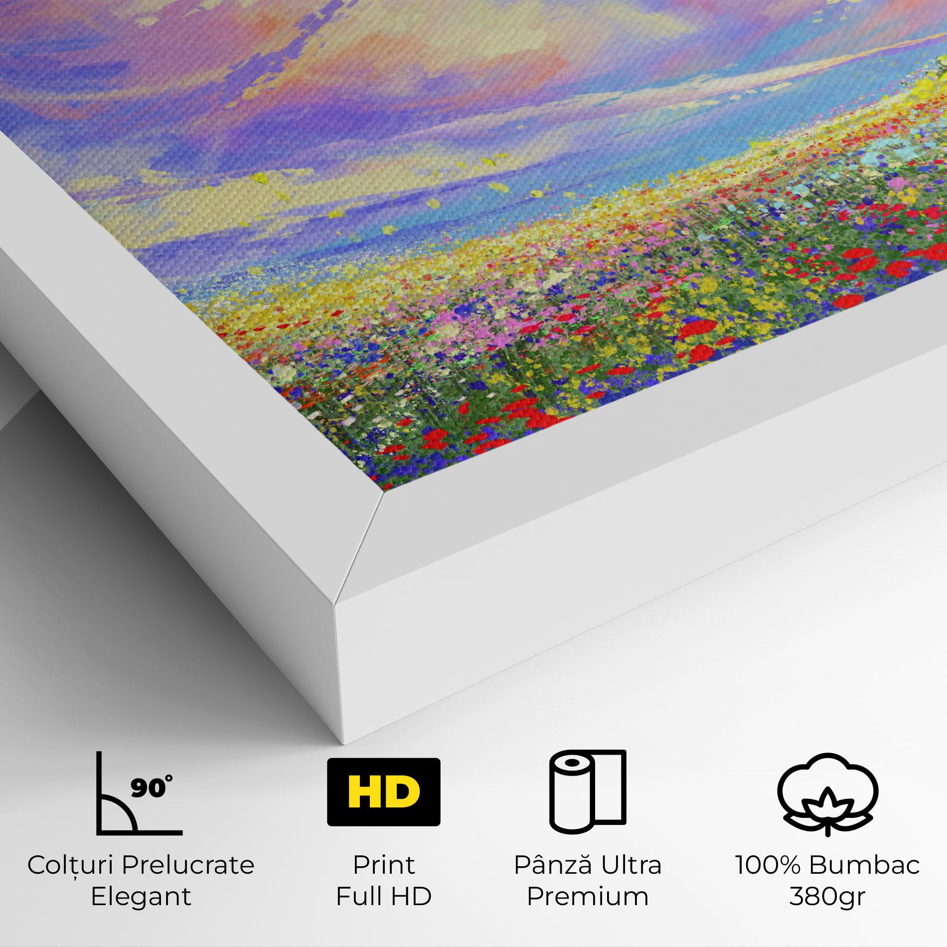 Tablou Canvas Spring Field mockup 4