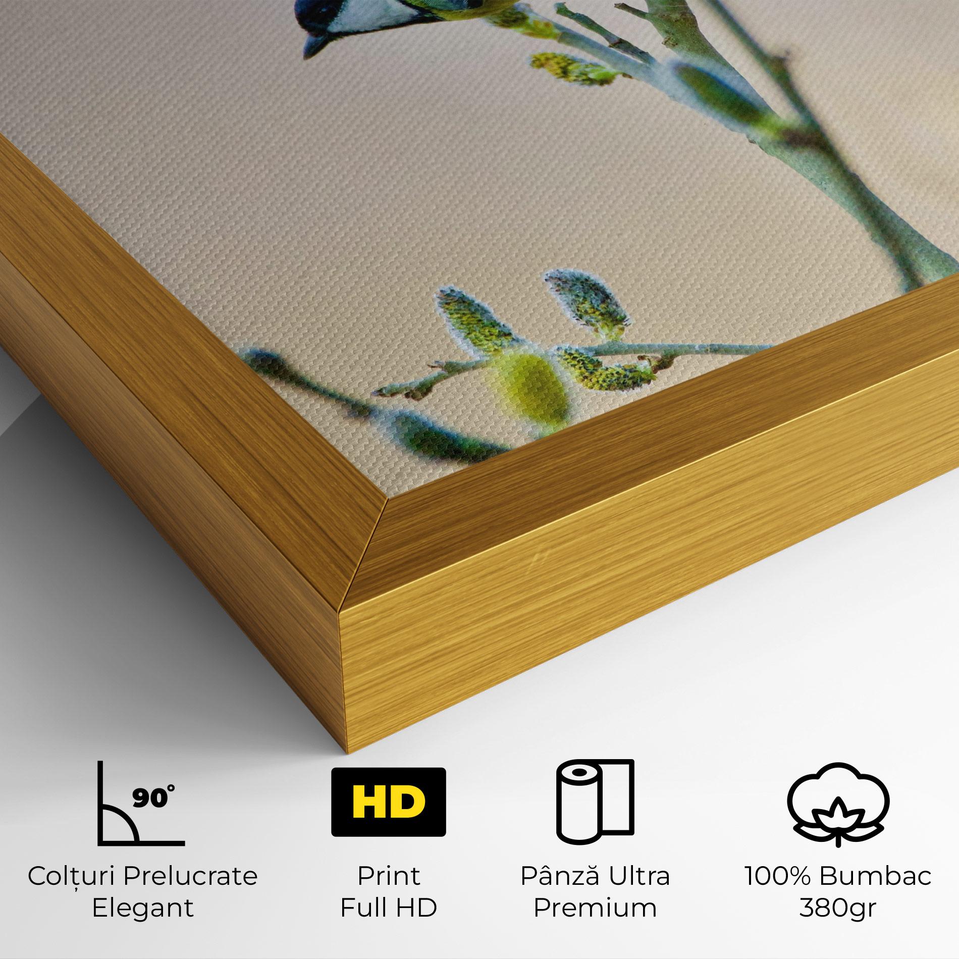 Tablou Canvas Beautiful Spring Bird mockup 4