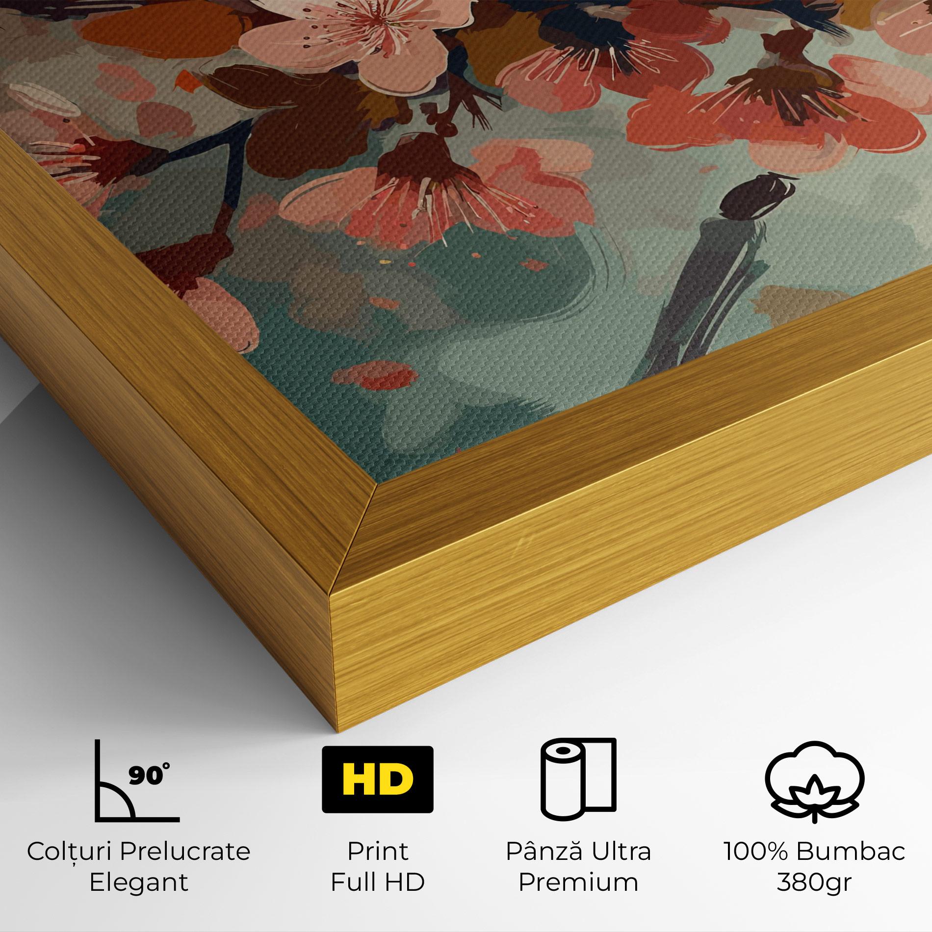 Tablou Canvas Cute Spring Flower mockup 4