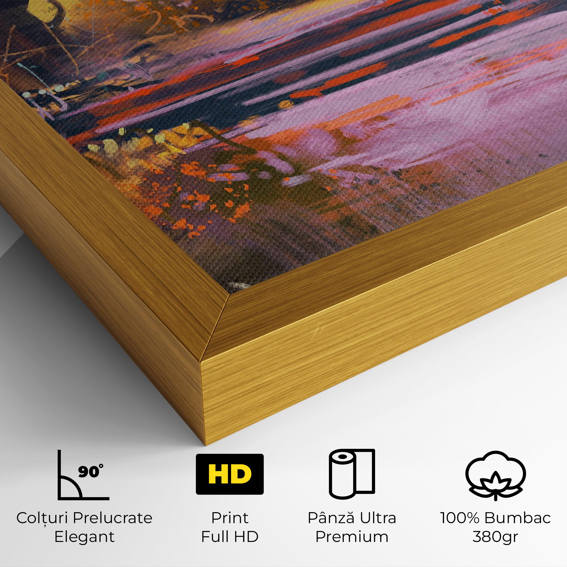 Tablou Canvas Landscape Colorful Trees mockup 4