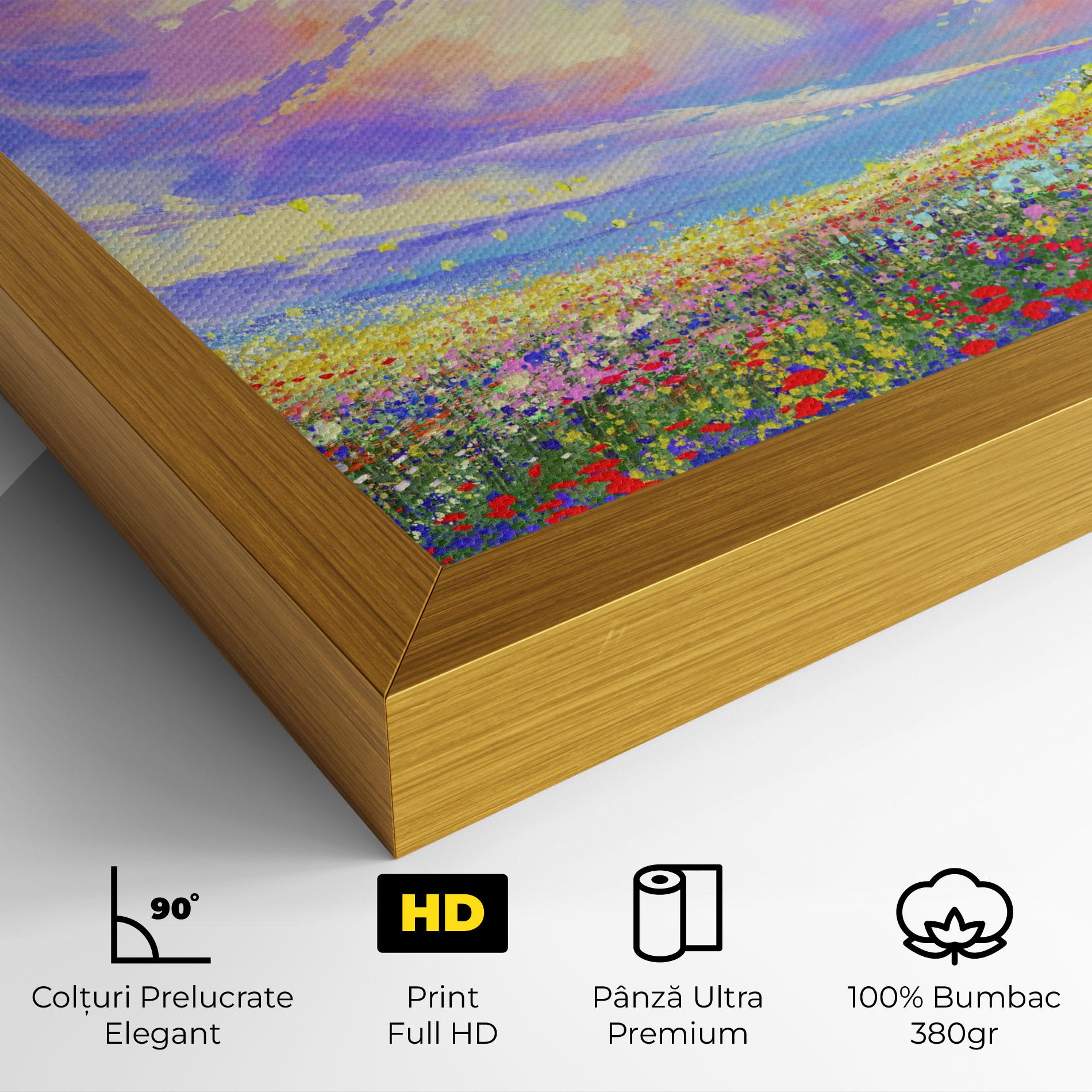 Tablou Canvas Spring Field mockup 4