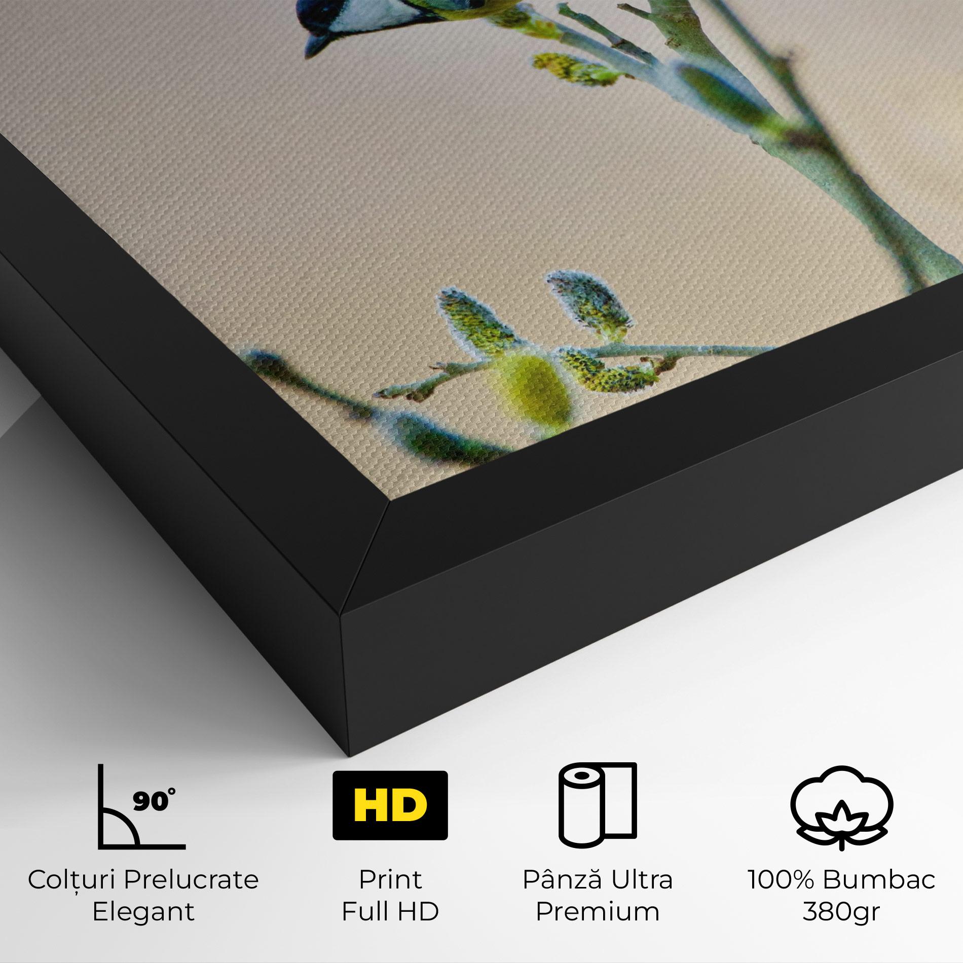 Tablou Canvas Beautiful Spring Bird mockup 4