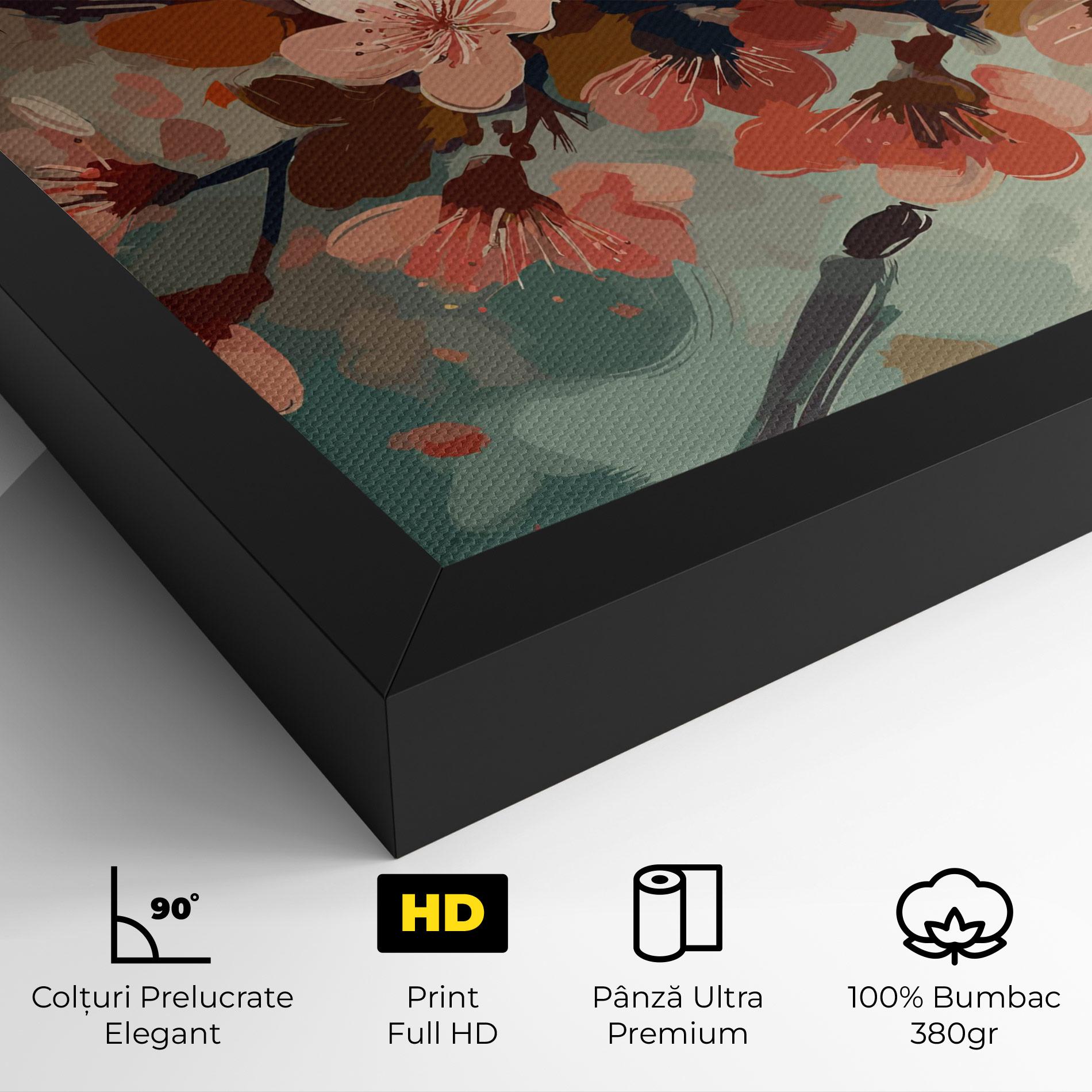 Tablou Canvas Cute Spring Flower mockup 4