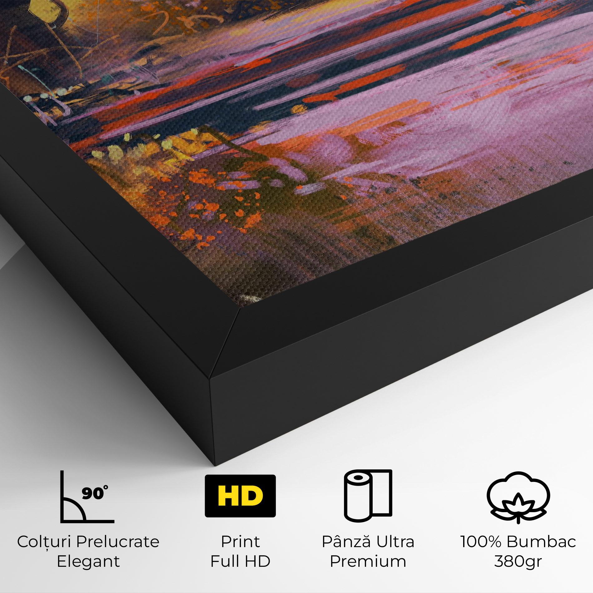 Tablou Canvas Landscape Colorful Trees mockup 4