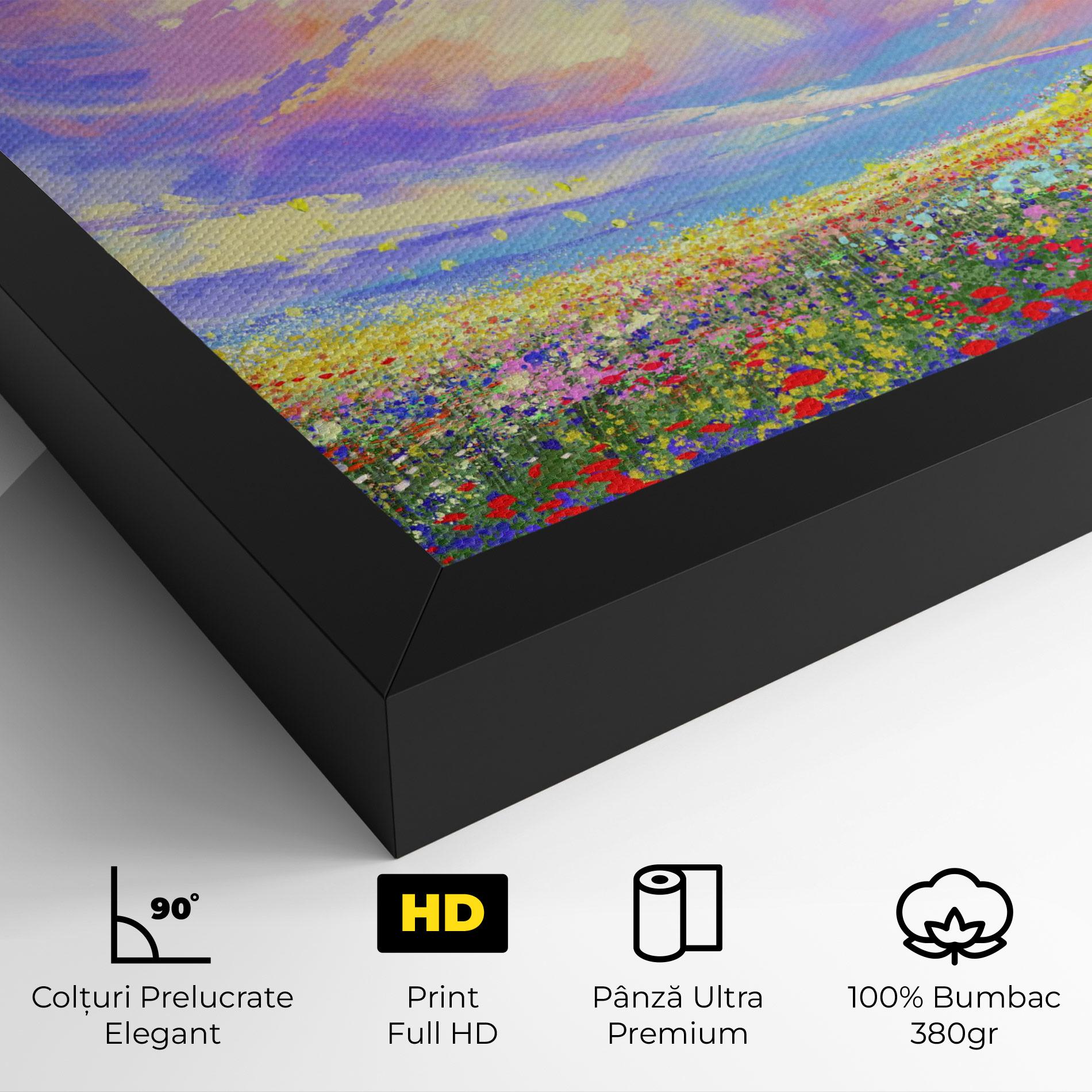 Tablou Canvas Spring Field mockup 4