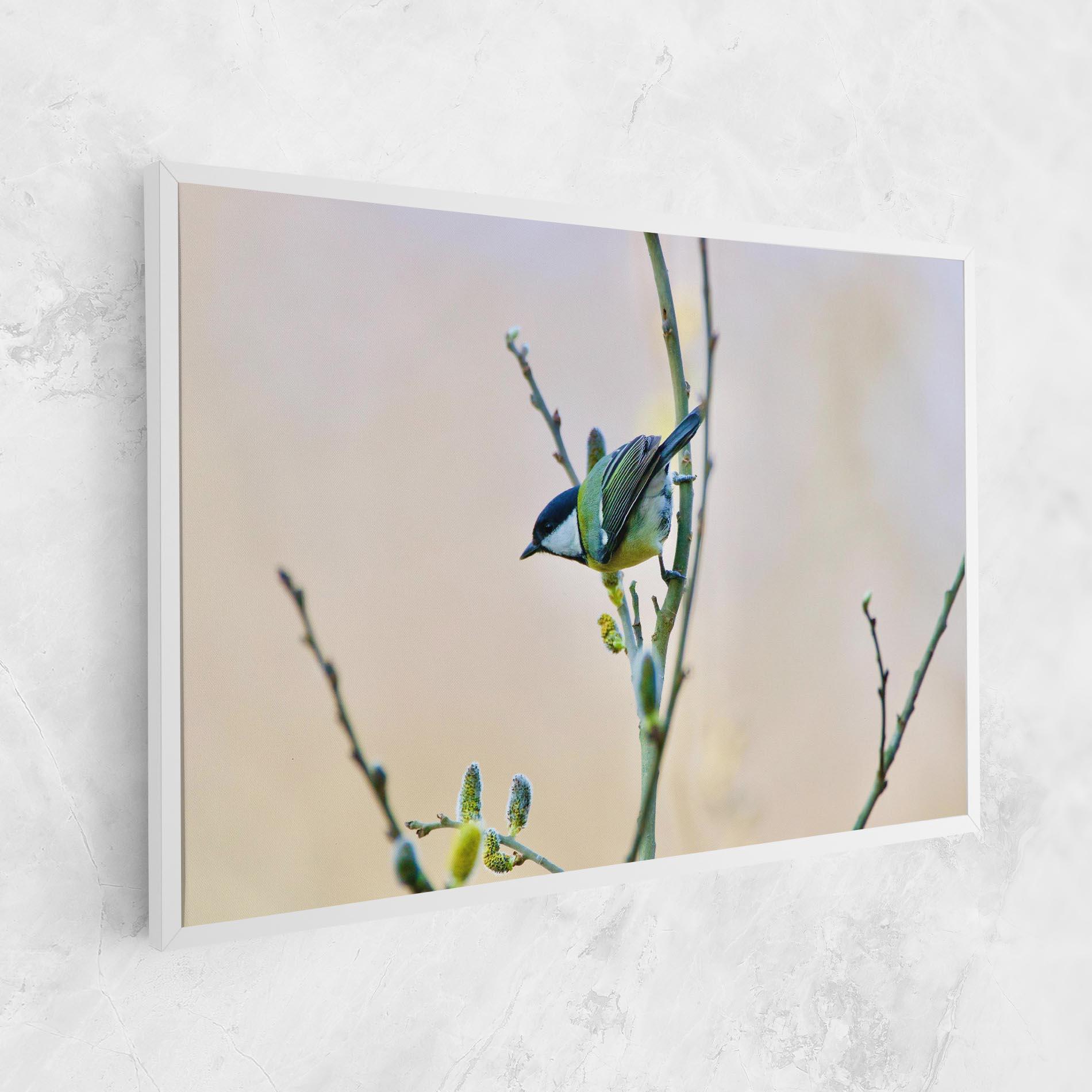 Tablou Canvas Beautiful Spring Bird mockup 1