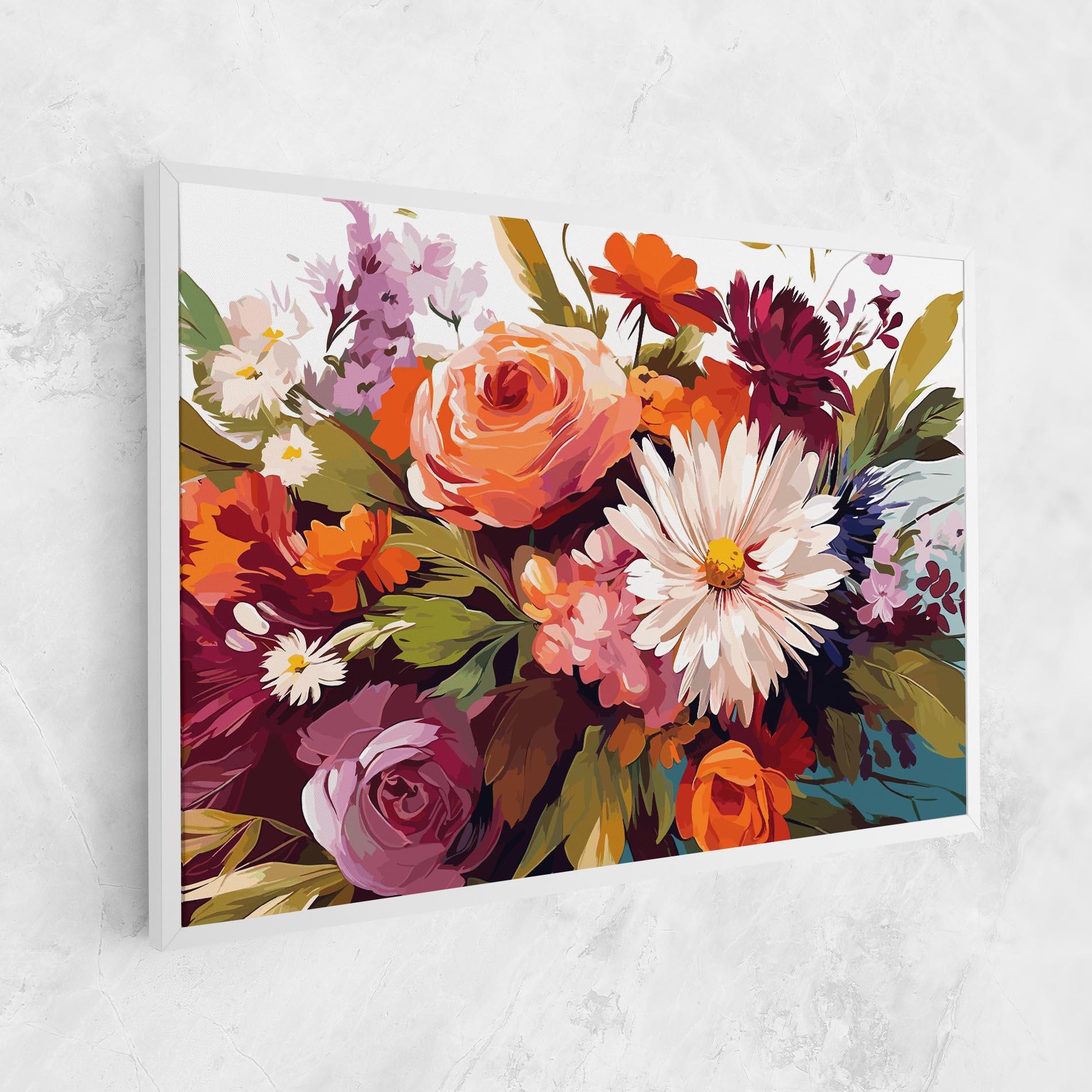 Tablou Canvas Cream Orange Spring mockup 1