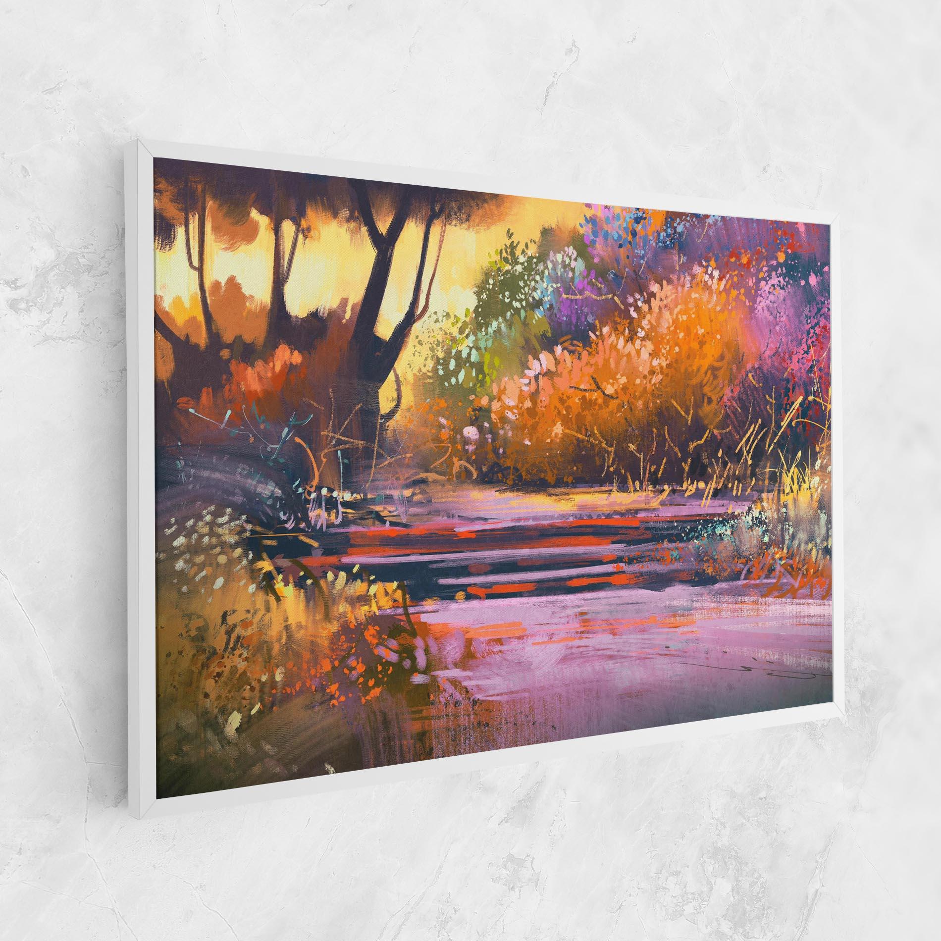 Tablou Canvas Landscape Colorful Trees mockup 1