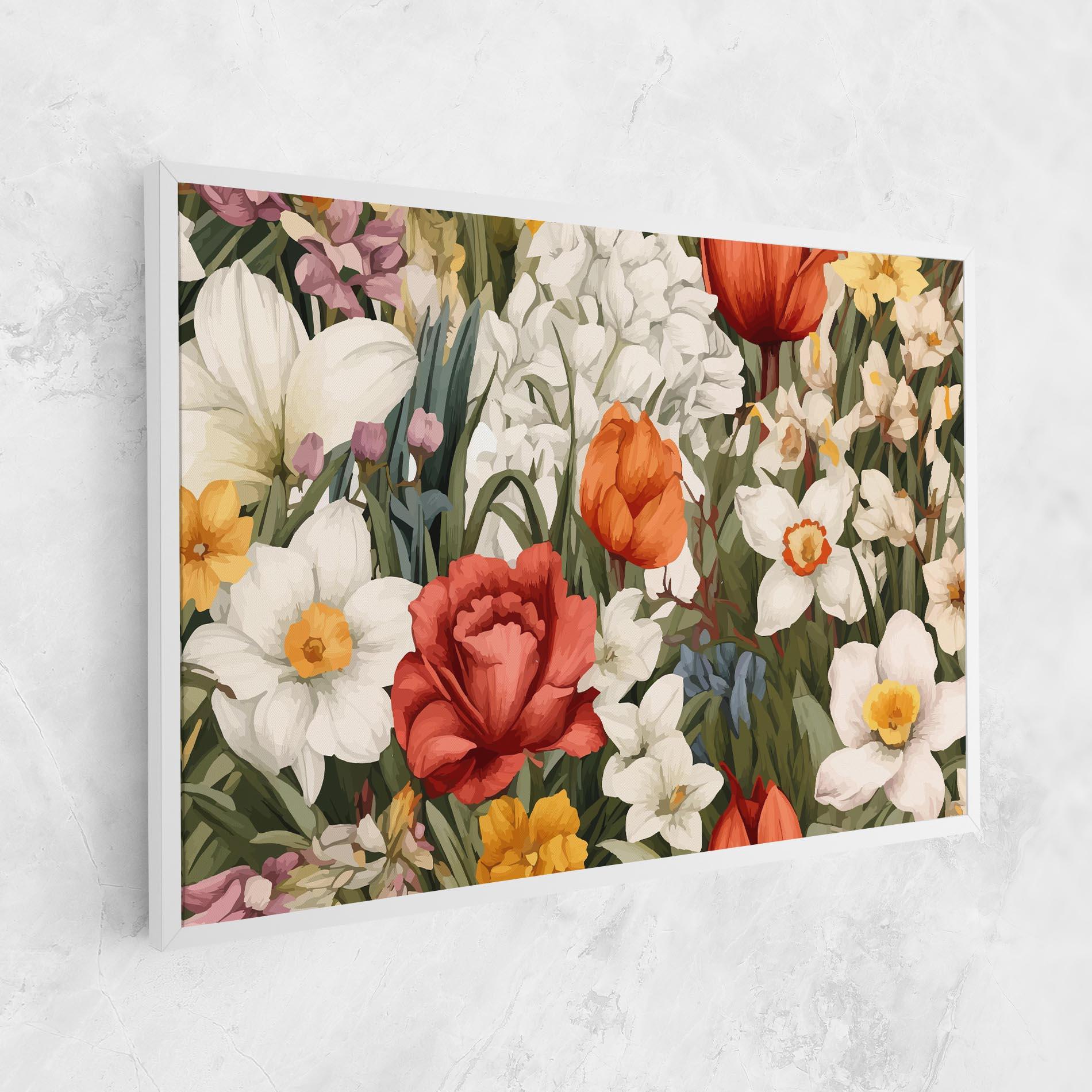 Tablou Canvas Orange Red Spring mockup 1