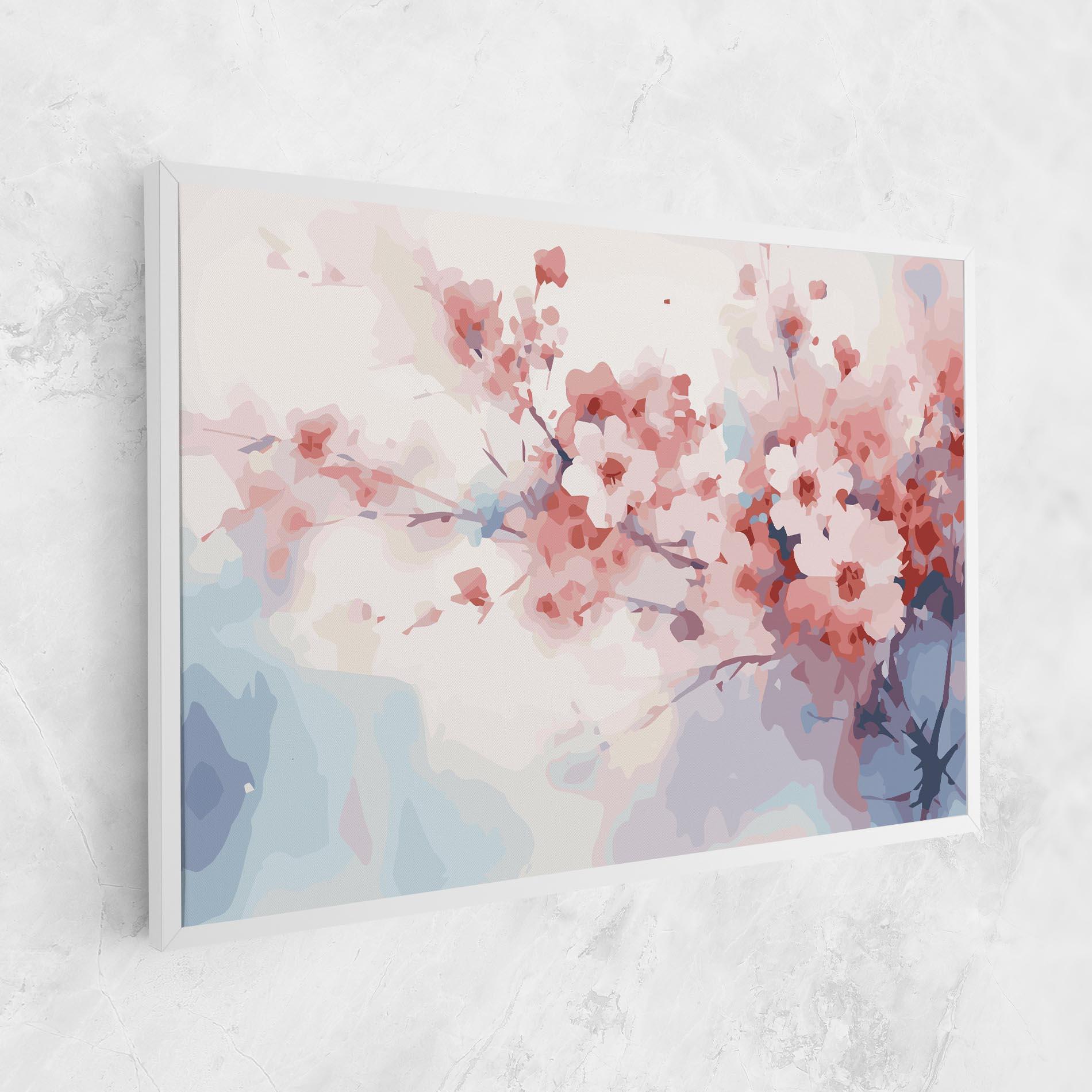 Tablou Canvas Pastel Spring Flowers mockup 1