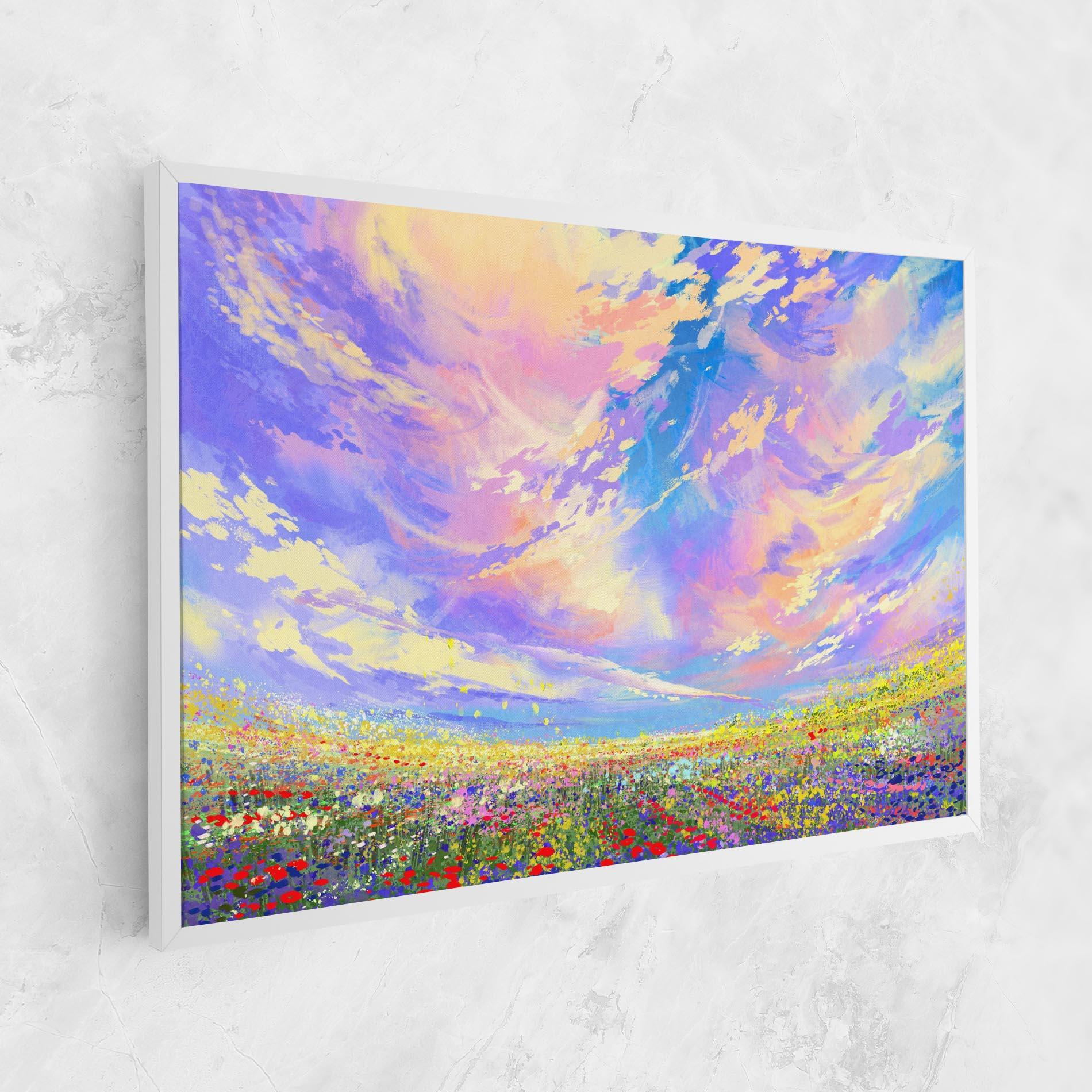 Tablou Canvas Spring Field mockup 1