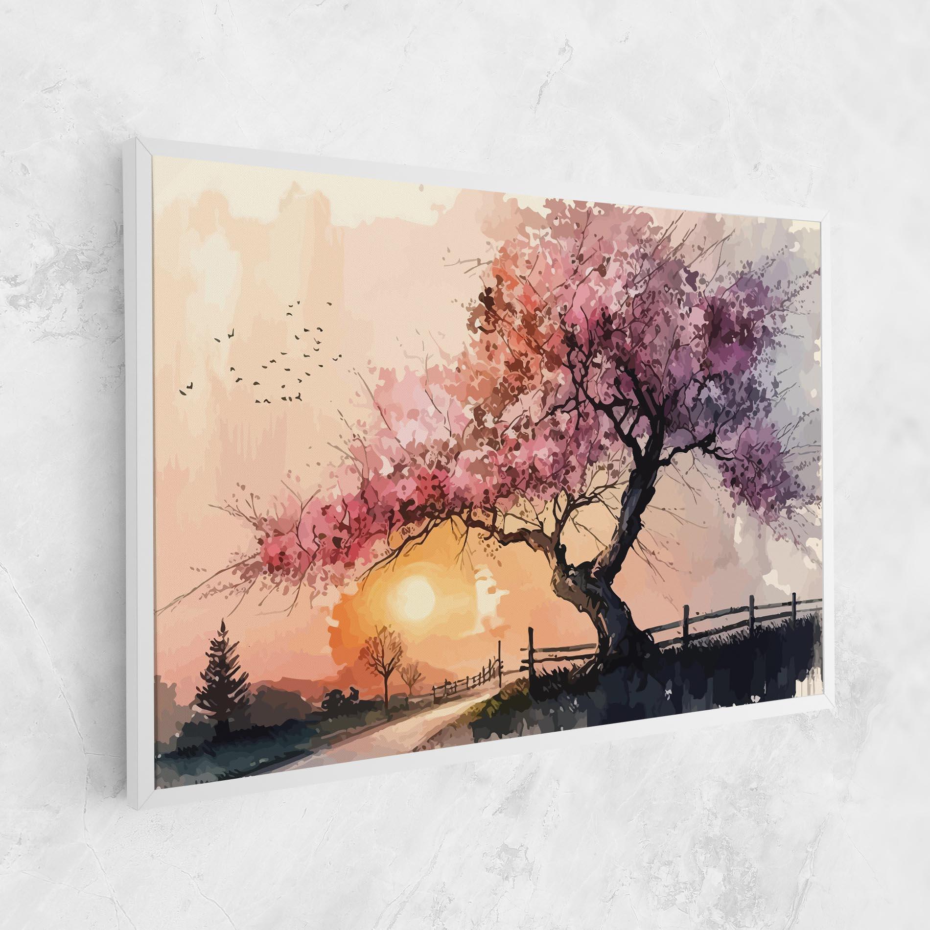 Tablou Canvas Sunset Spring mockup 1