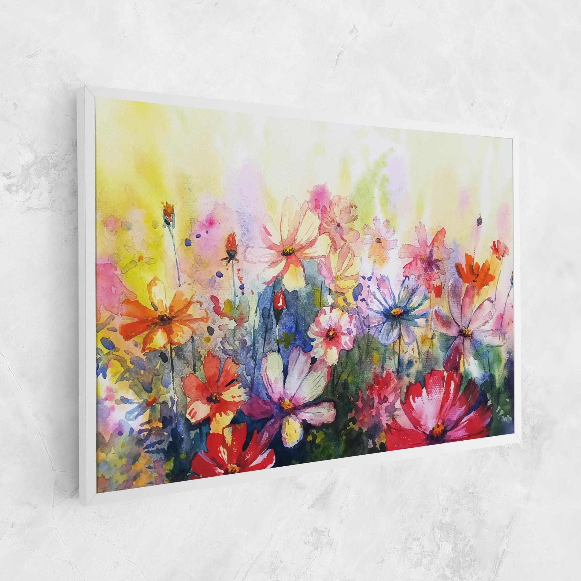 Tablou Canvas Water Art Flowers mockup 1