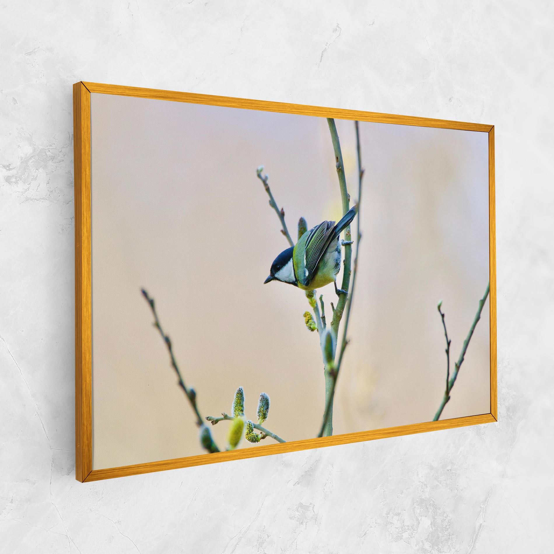 Tablou Canvas Beautiful Spring Bird mockup 1