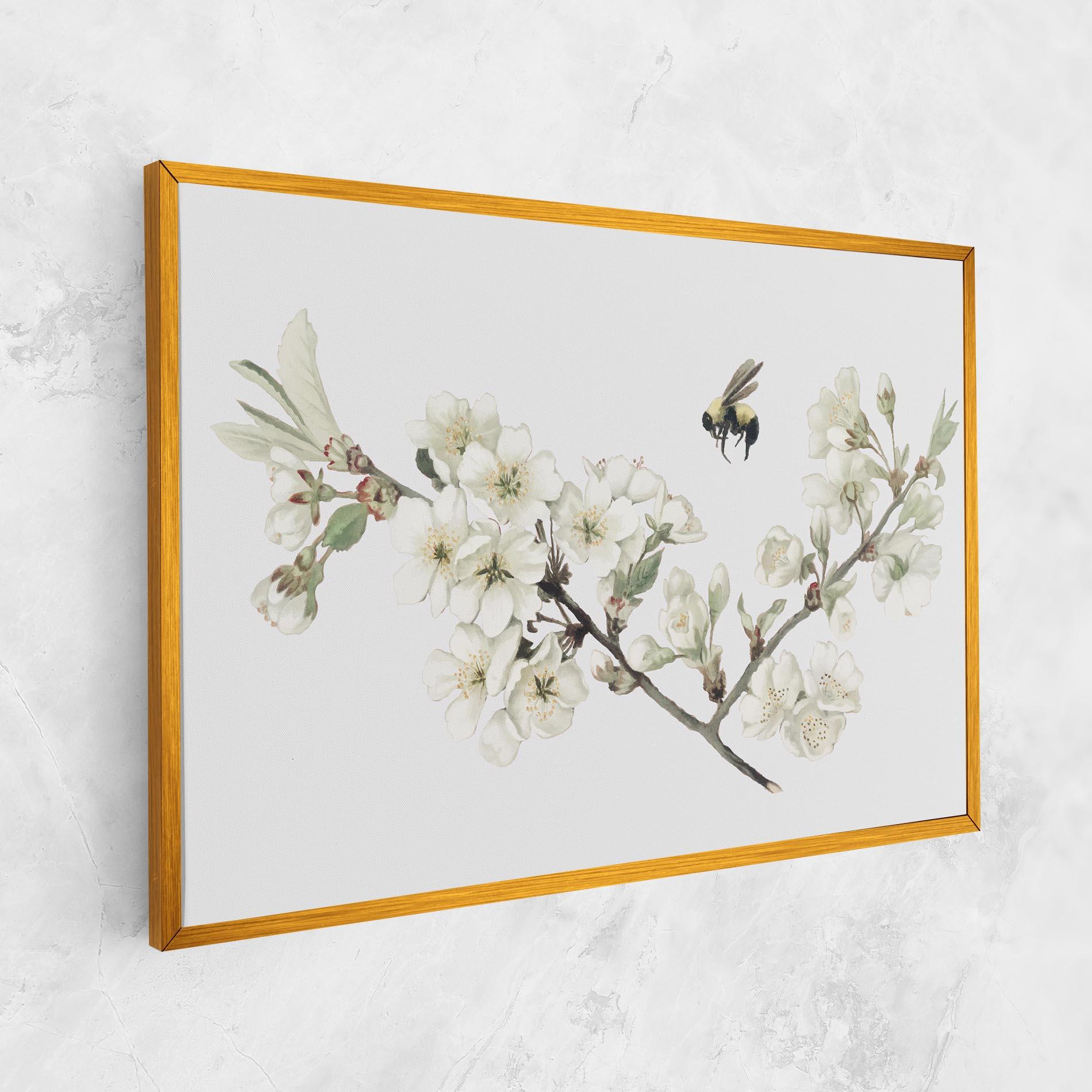 Tablou Canvas Bee Spring Flower mockup 1