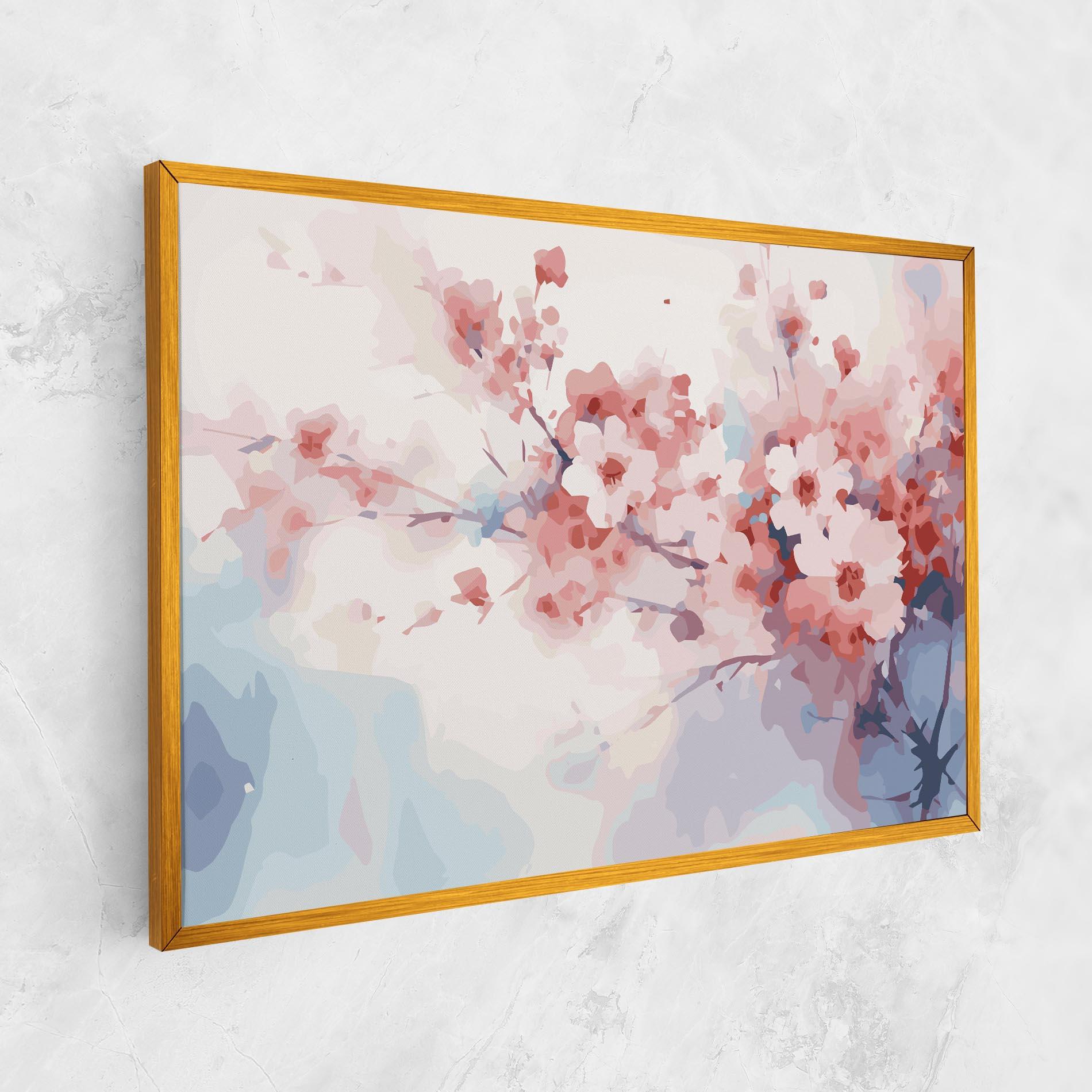 Tablou Canvas Pastel Spring Flowers mockup 1