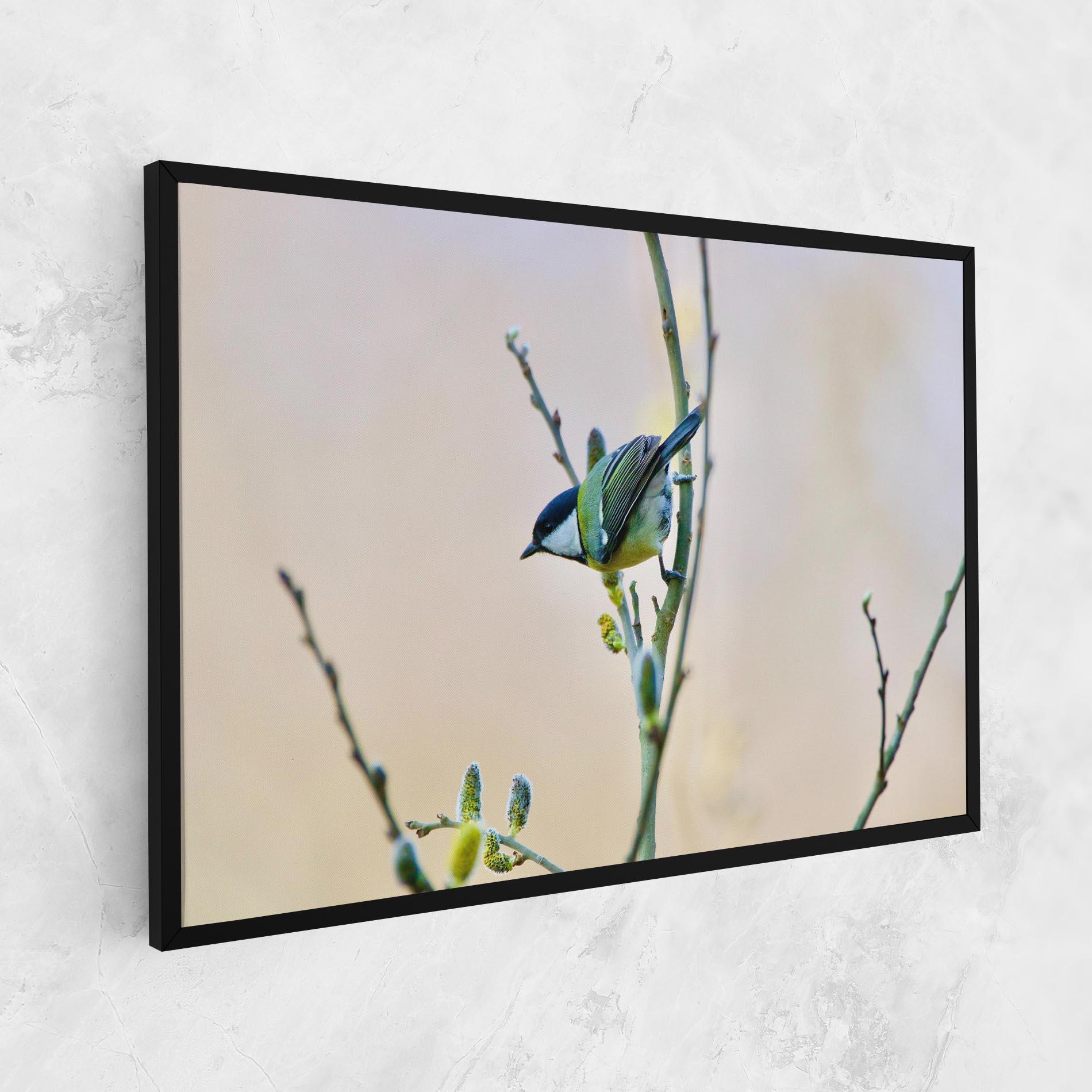 Tablou Canvas Beautiful Spring Bird mockup 1