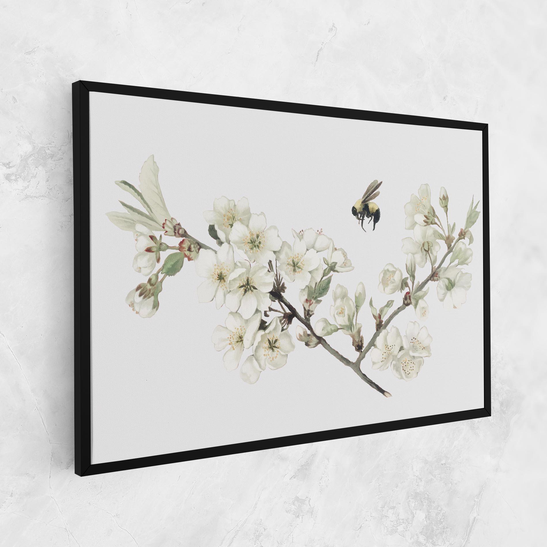 Tablou Canvas Bee Spring Flower mockup 1