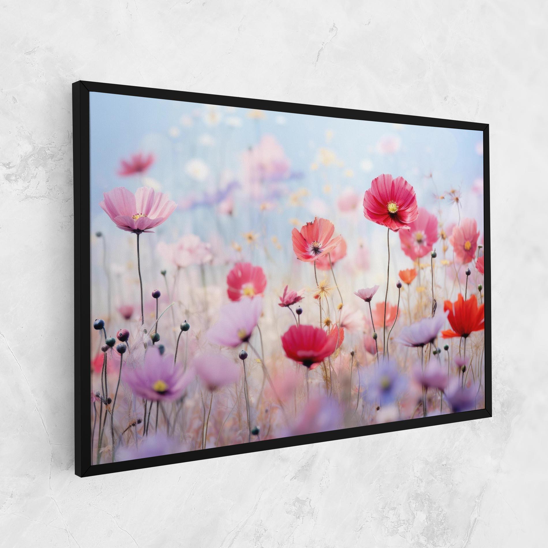 Tablou Canvas Dreamy Sprig Pink Flower mockup 1