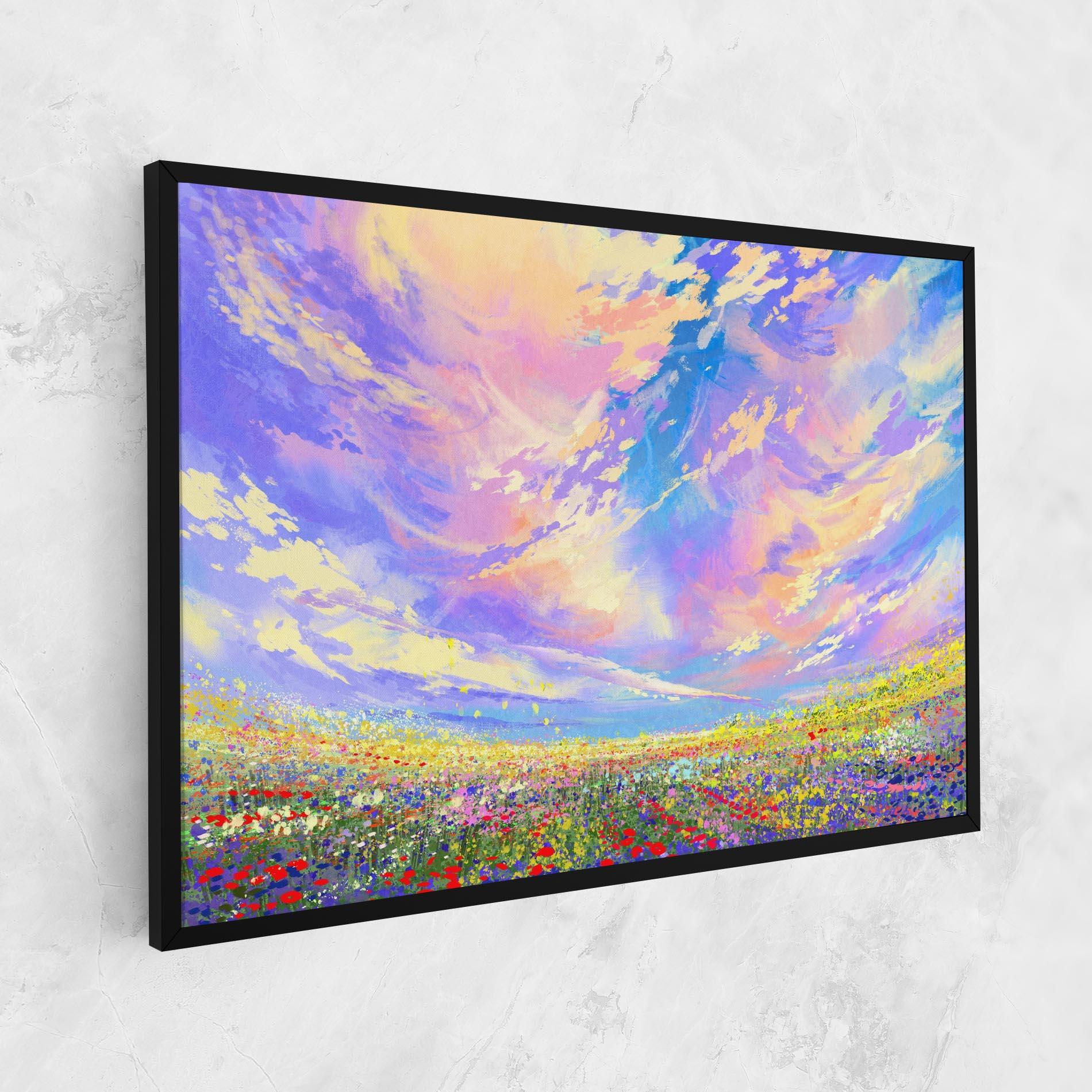 Tablou Canvas Spring Field mockup 1