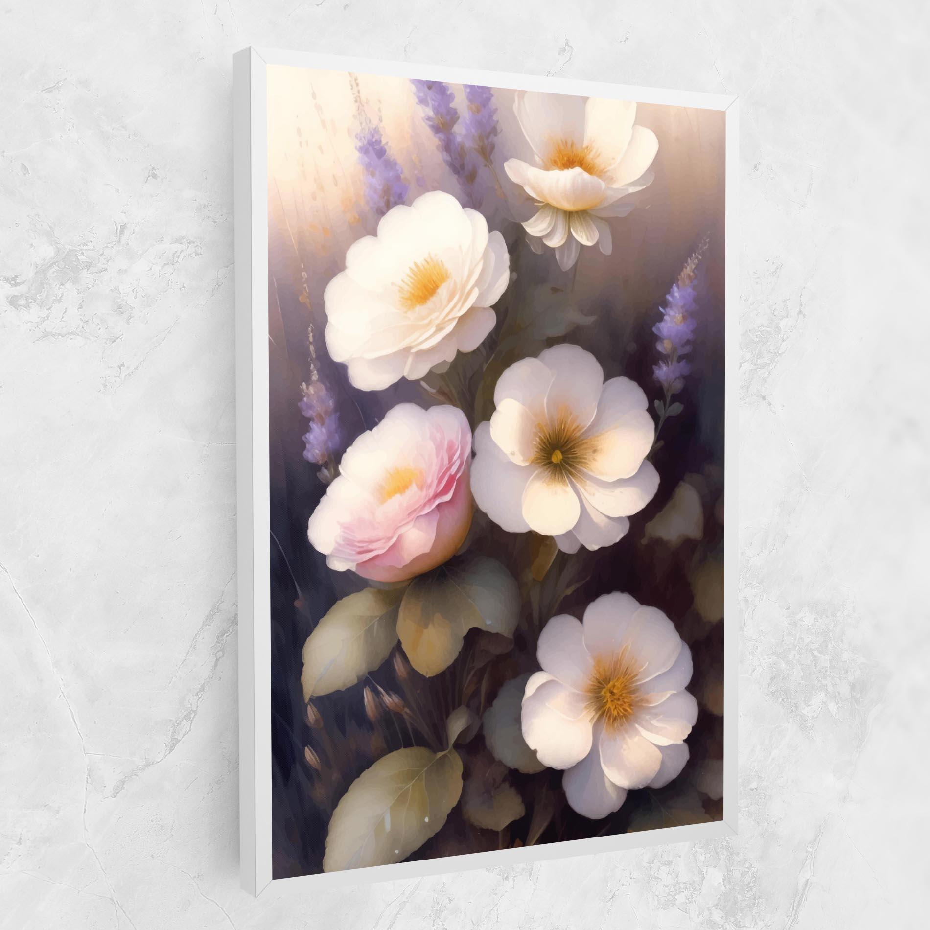 Tablou Canvas Cream Flower Spring mockup 1