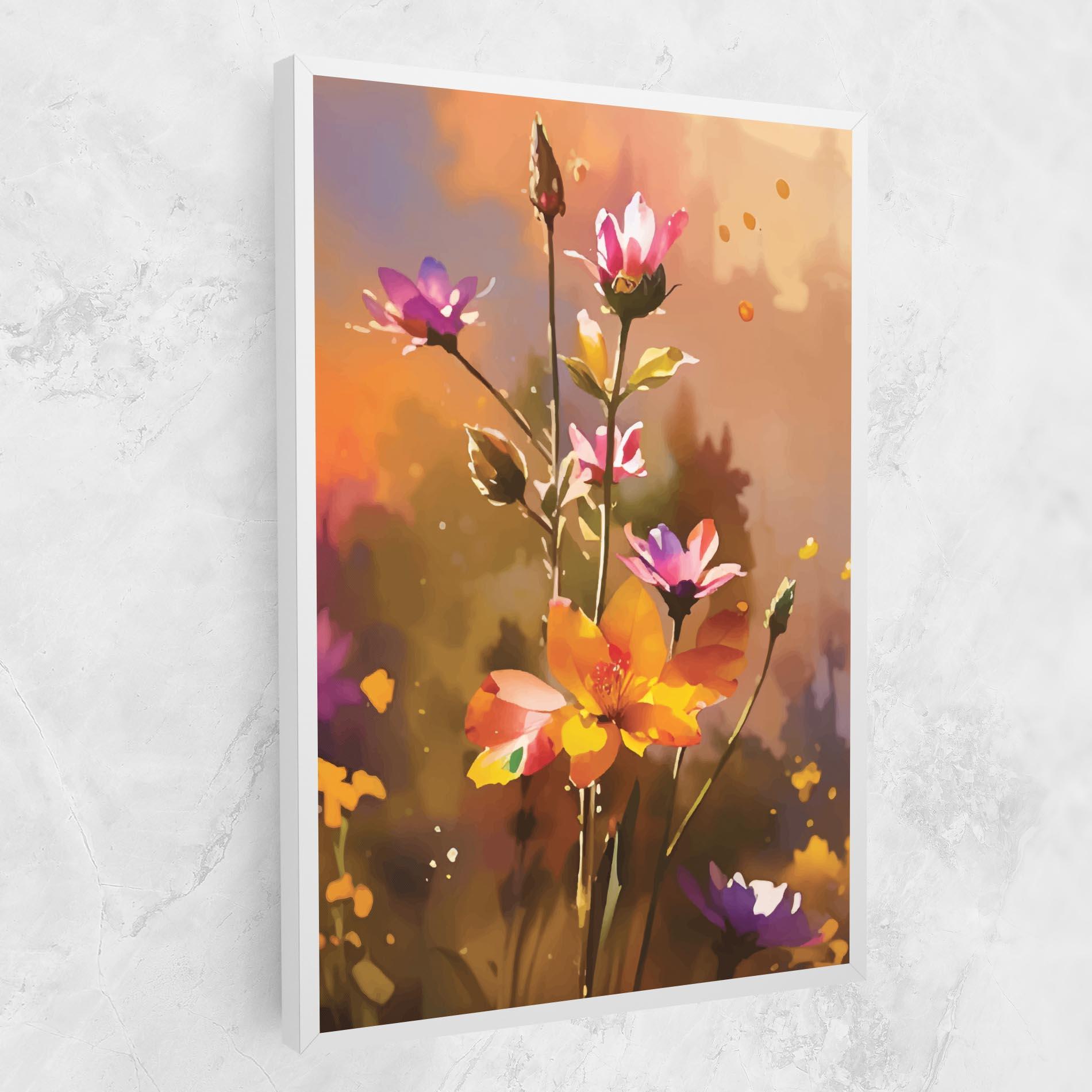 Tablou Canvas Orange Pink Spring mockup 1