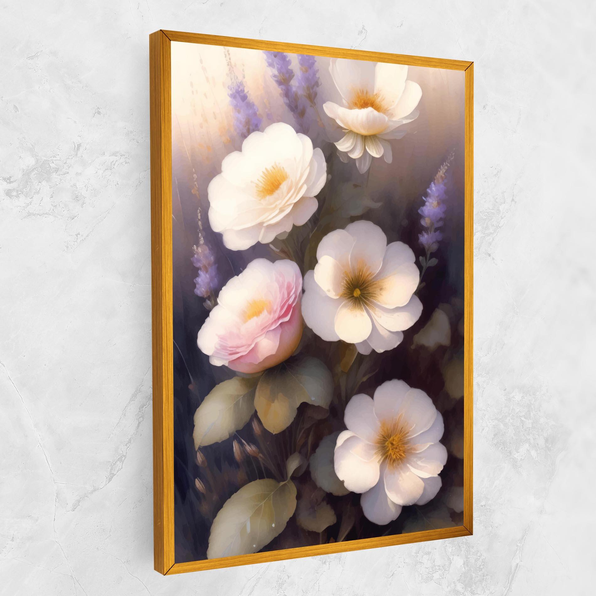 Tablou Canvas Cream Flower Spring mockup 1