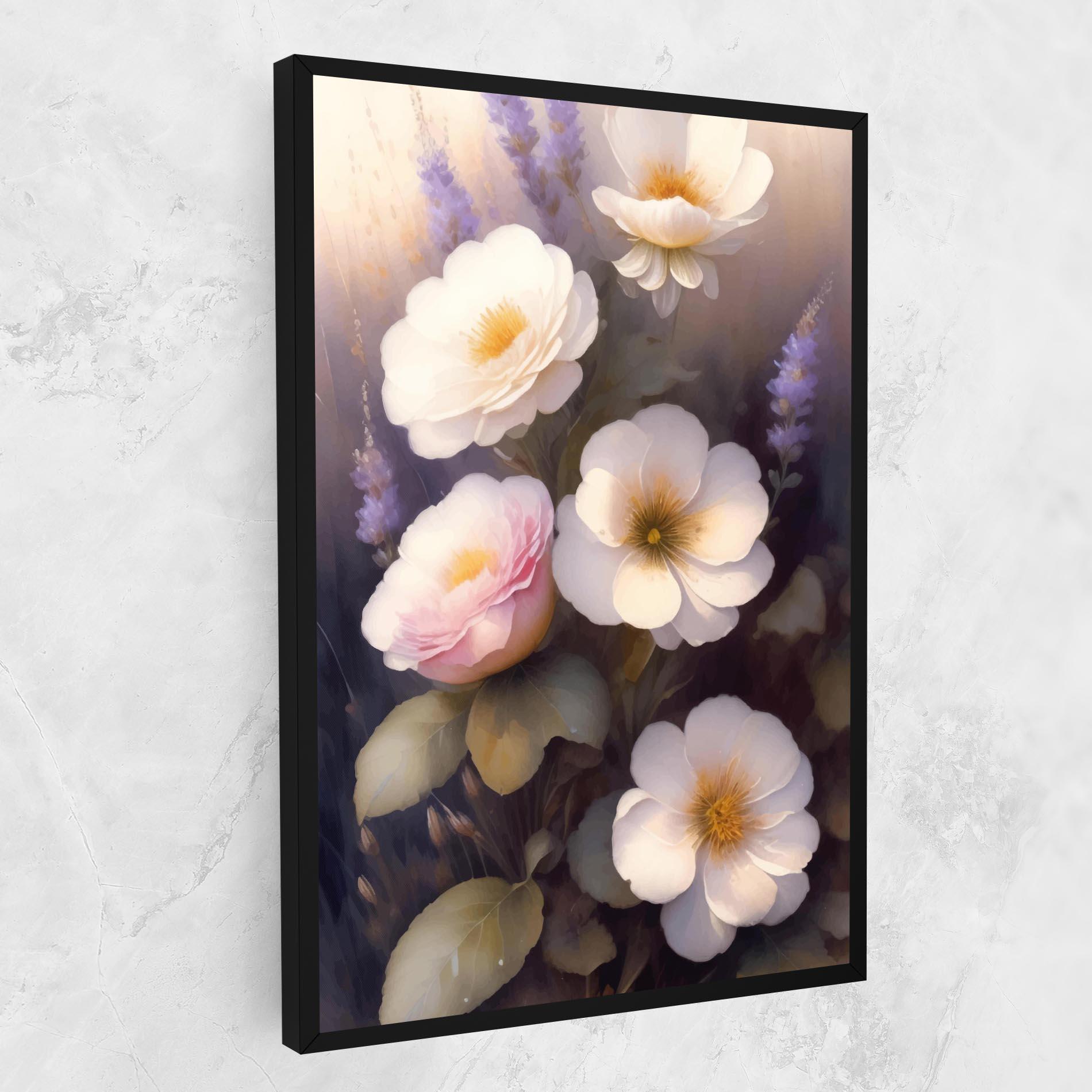 Tablou Canvas Cream Flower Spring mockup 1