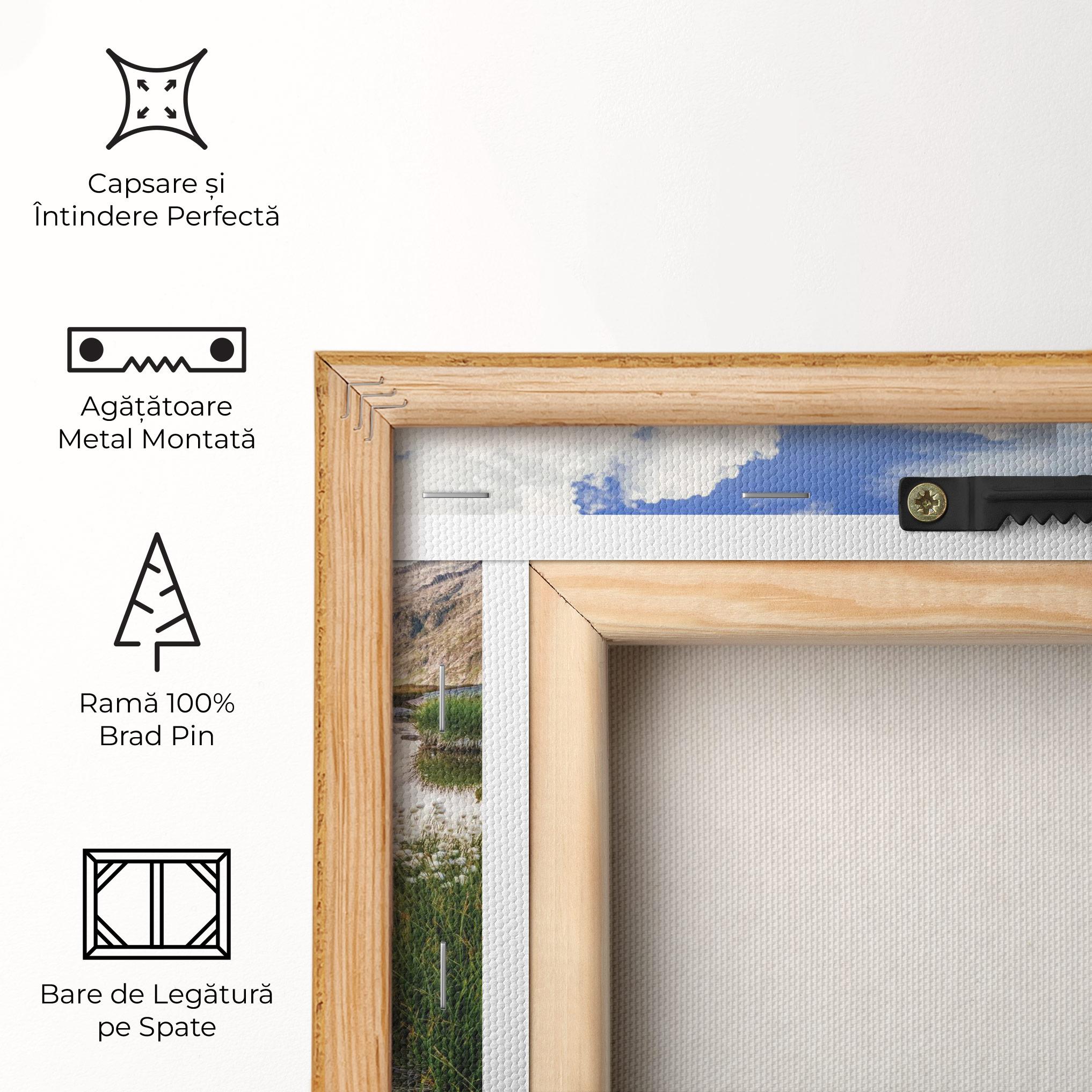 Tablou Canvas Lake Spring View mockup 5